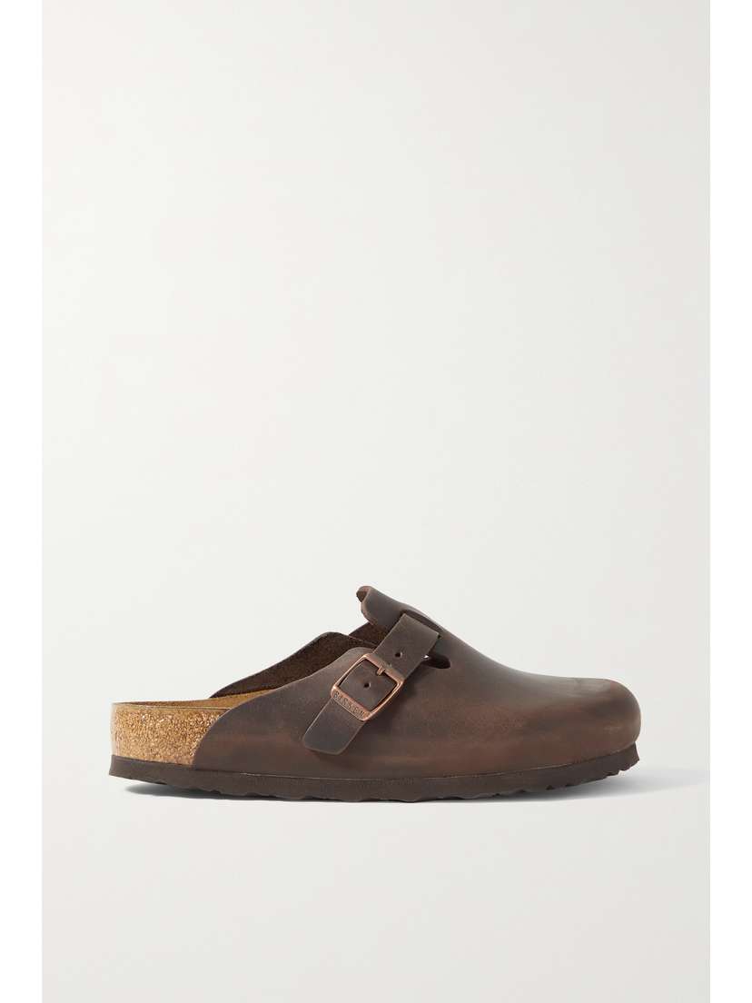 Birkenstock Boston Leather Slippers