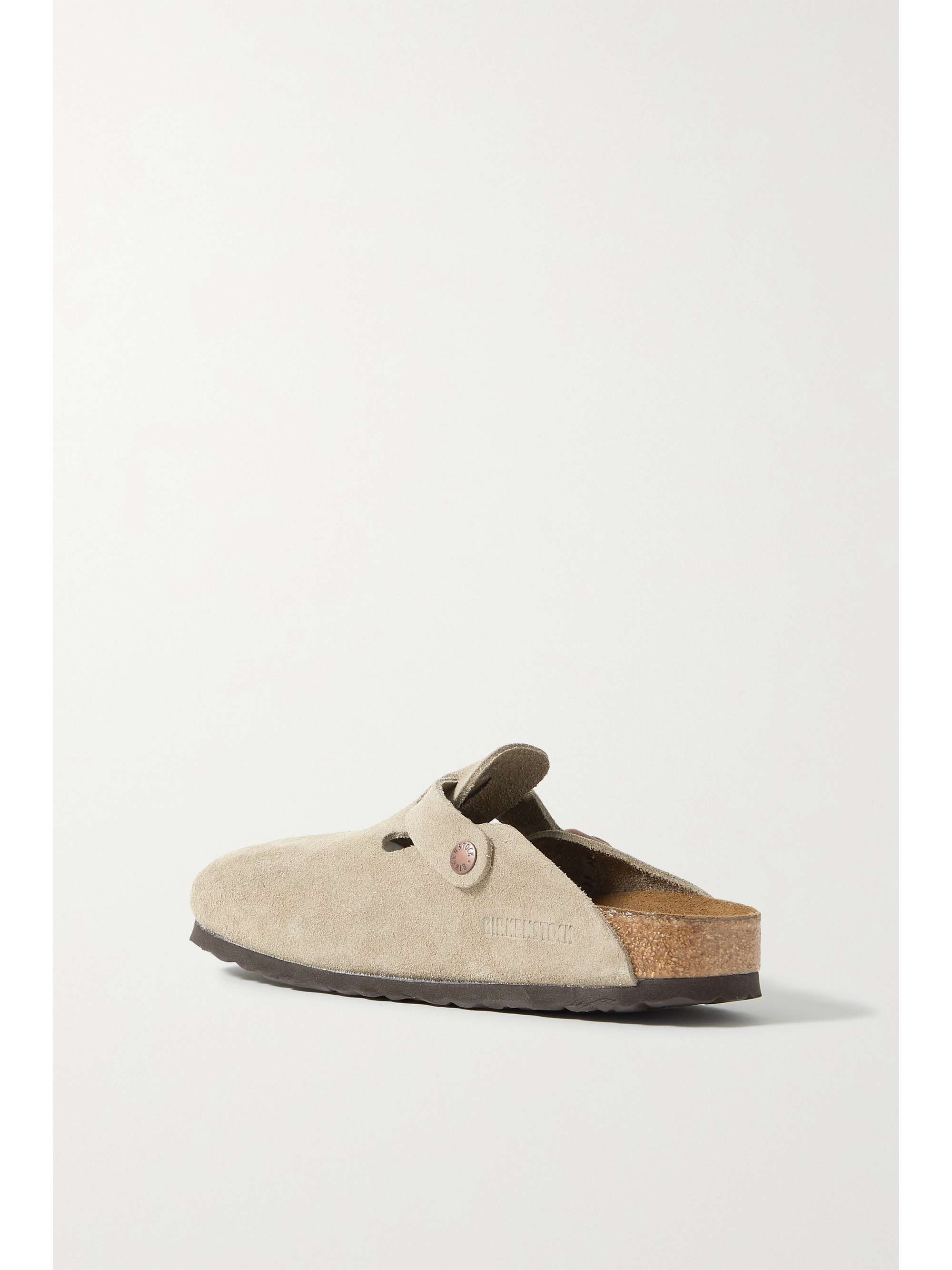 BIRKENSTOCK Boston suede clogs