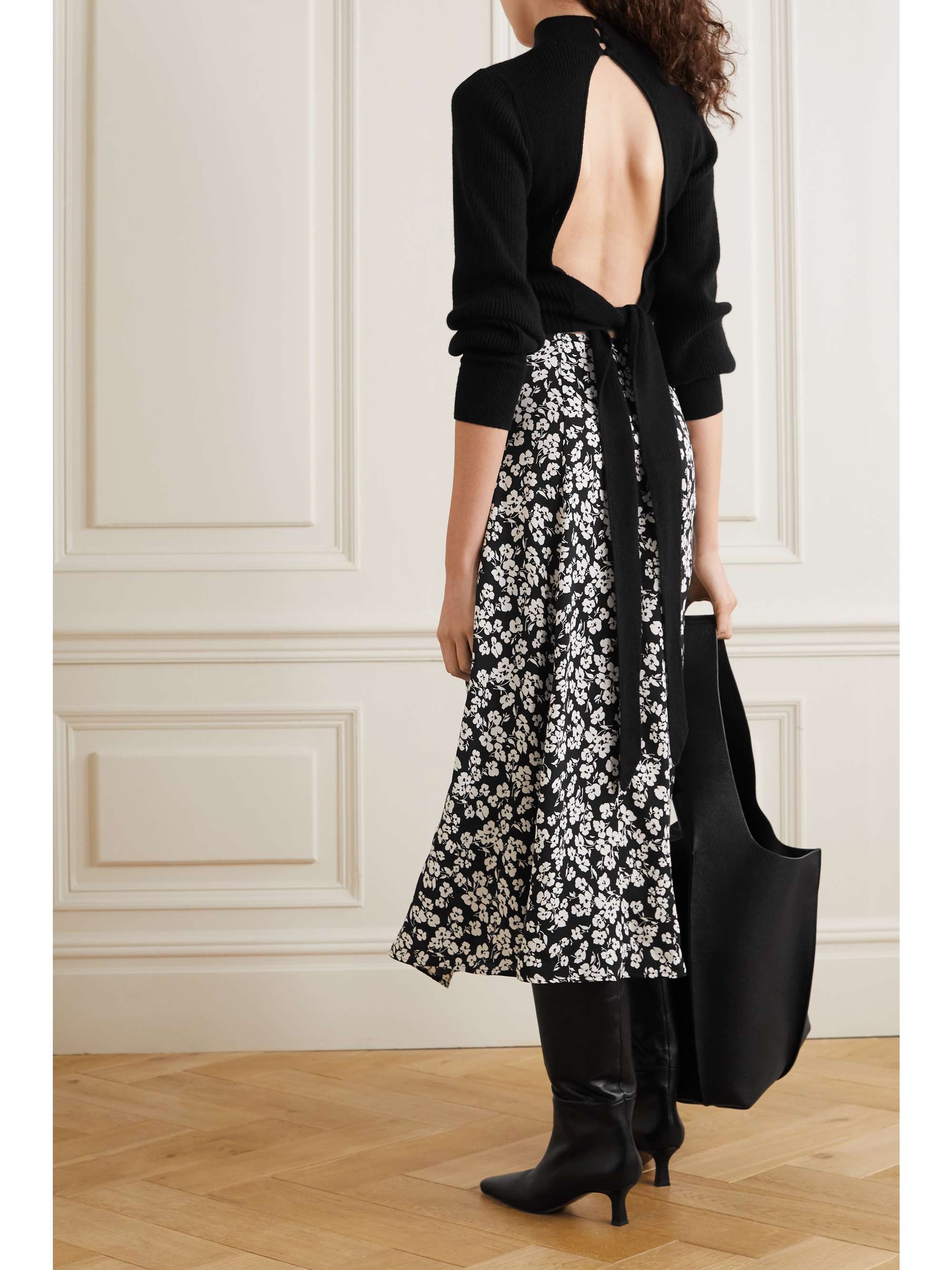 reformation black sweater