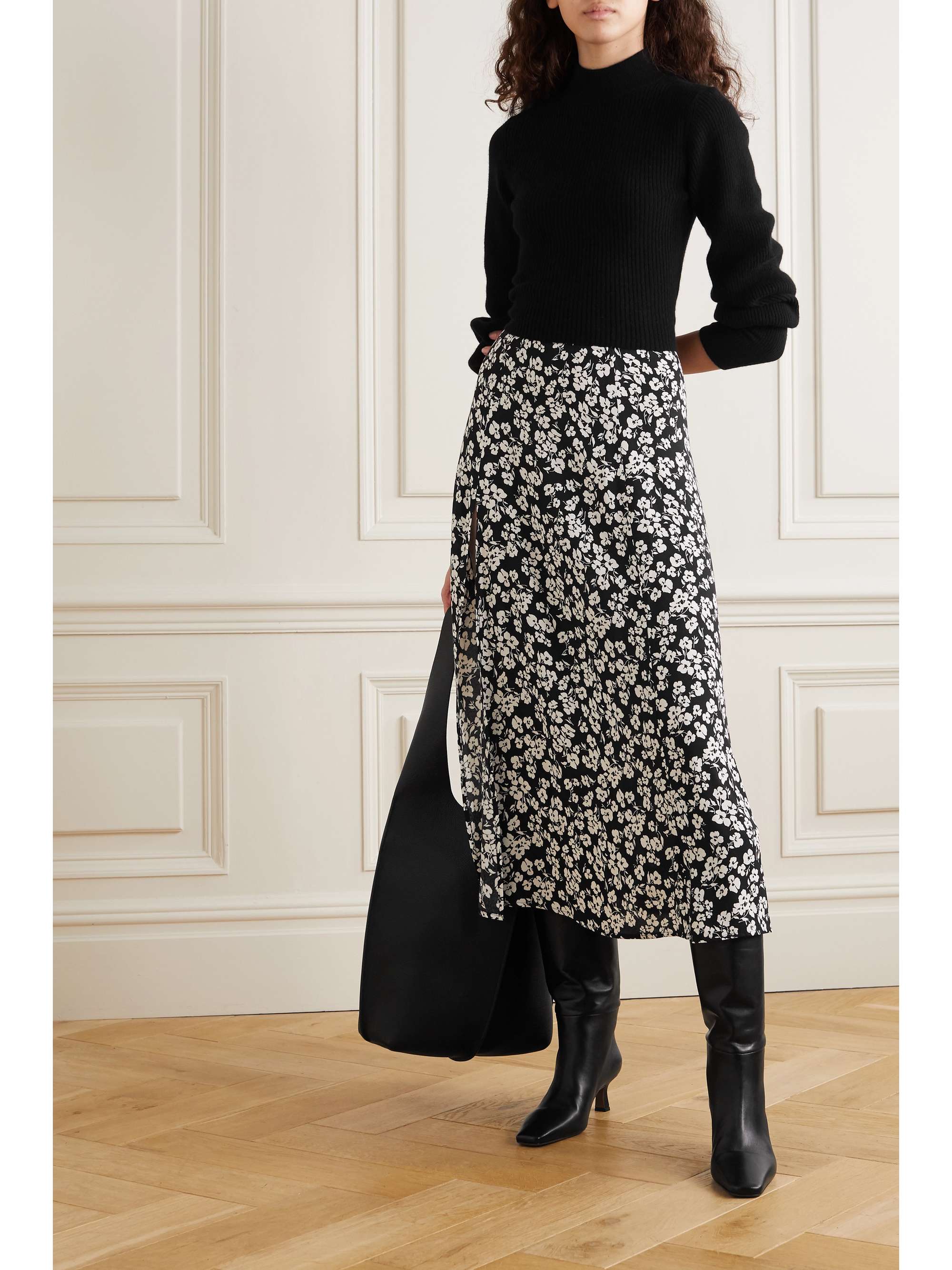 reformation black sweater