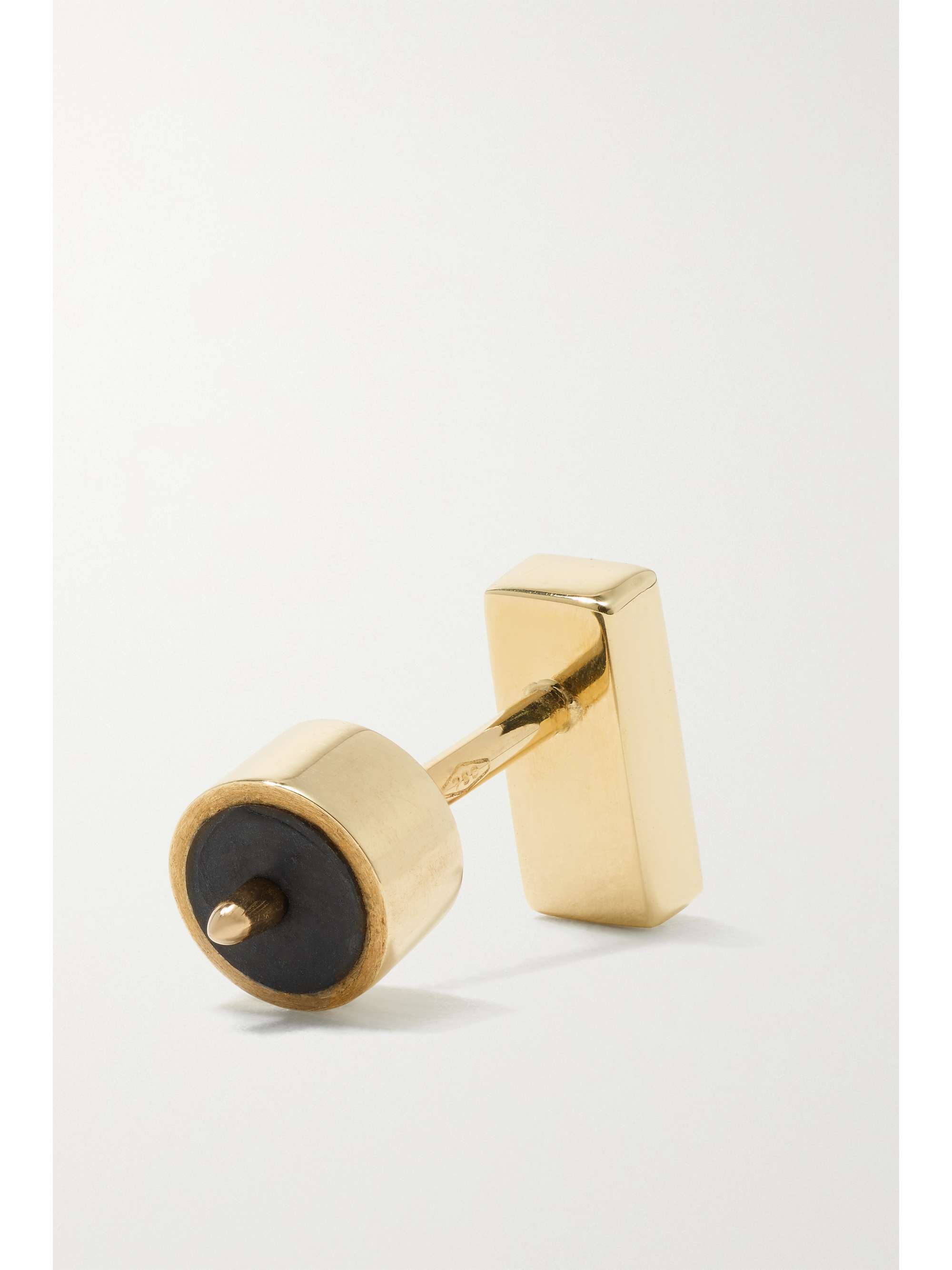 ILEANA MAKRI Mini Bar 18-karat gold diamond earrings