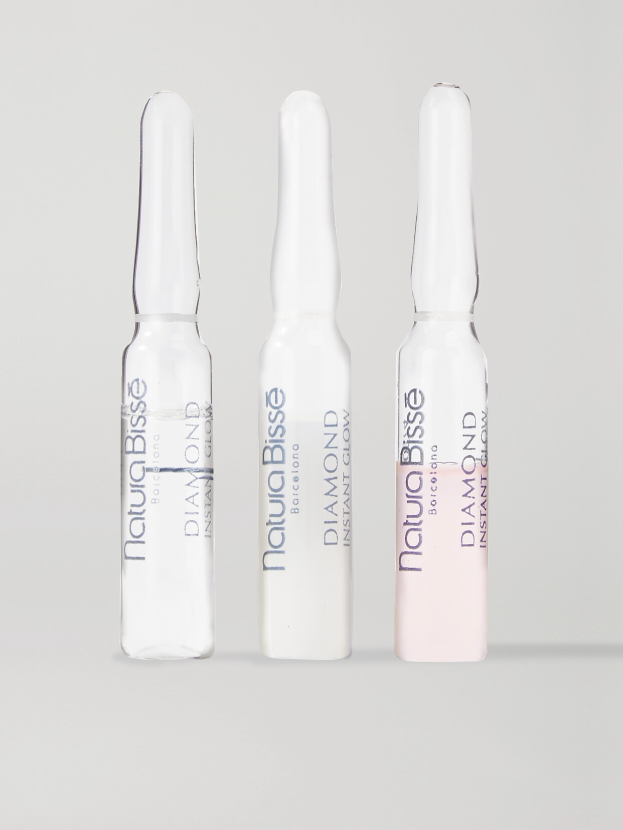 Shop Natura Bissé Diamond Instant Glow Express Mini Lift Ampoules In Colorless