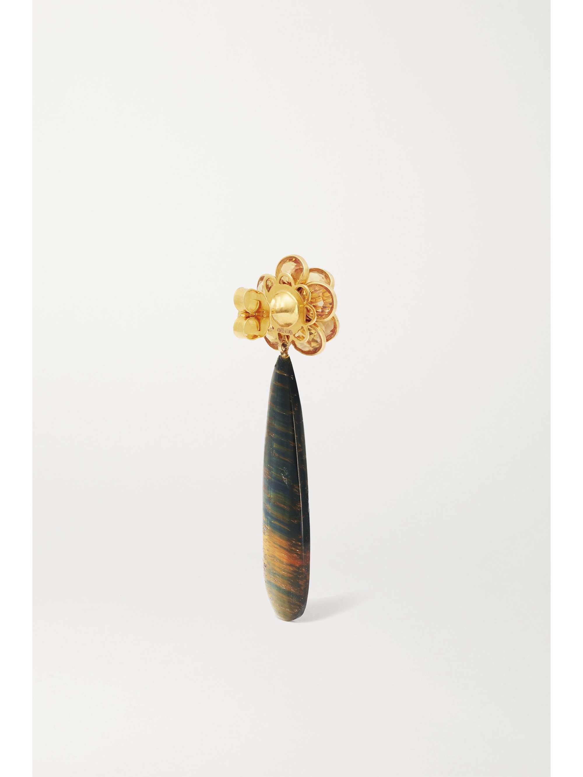 GUITA M 18-karat gold multi-stone earrings