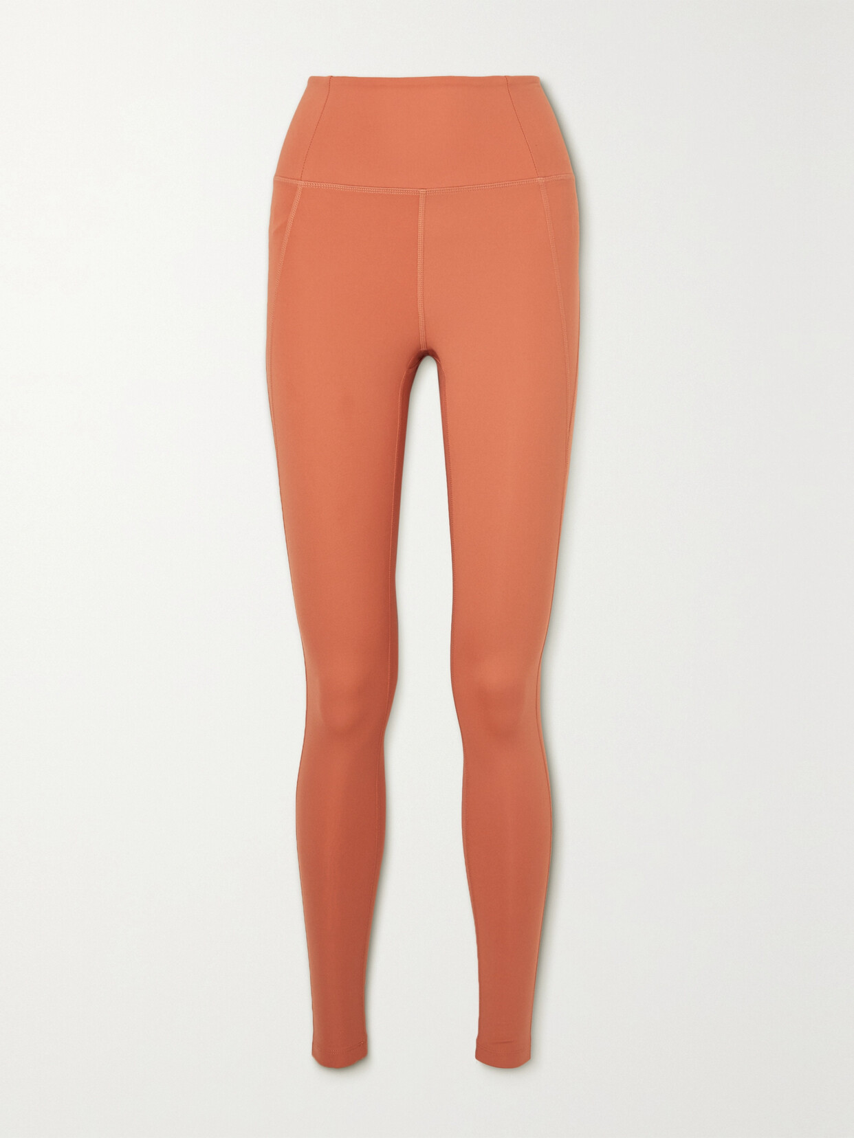 Shop Girlfriend Collective Compressive Stretch Leggings In Orange