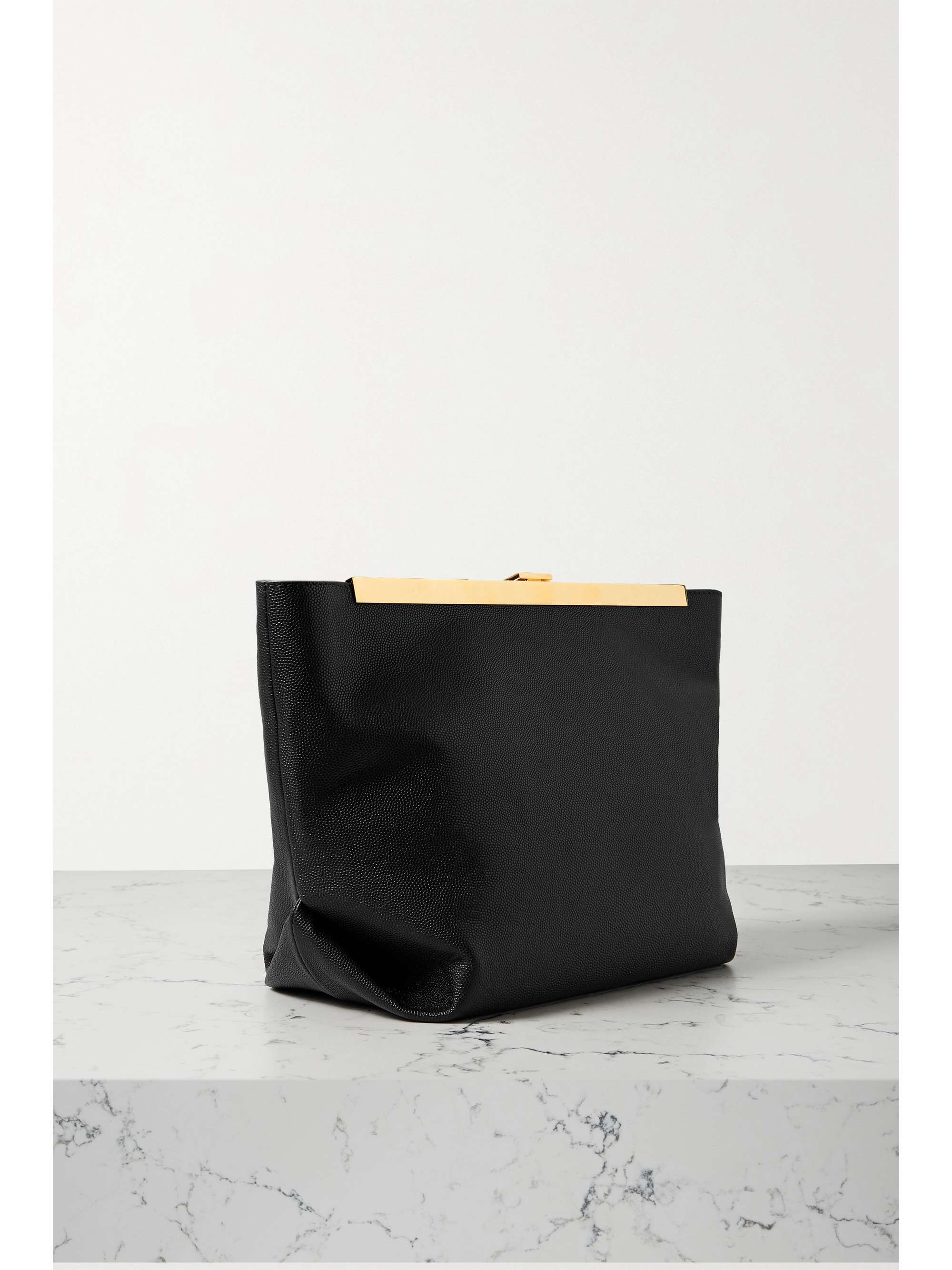 KHAITE Augusta textured-leather shoulder bag