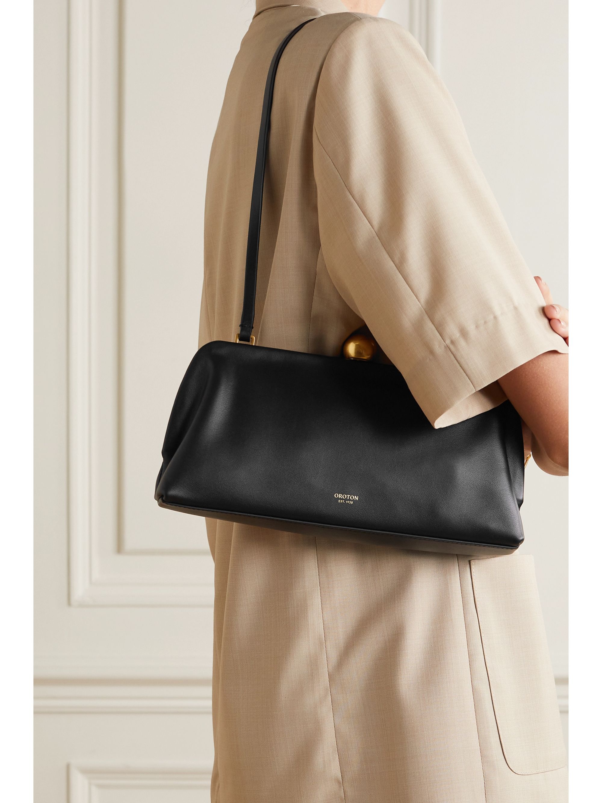 Oroton Black Clutch 2025