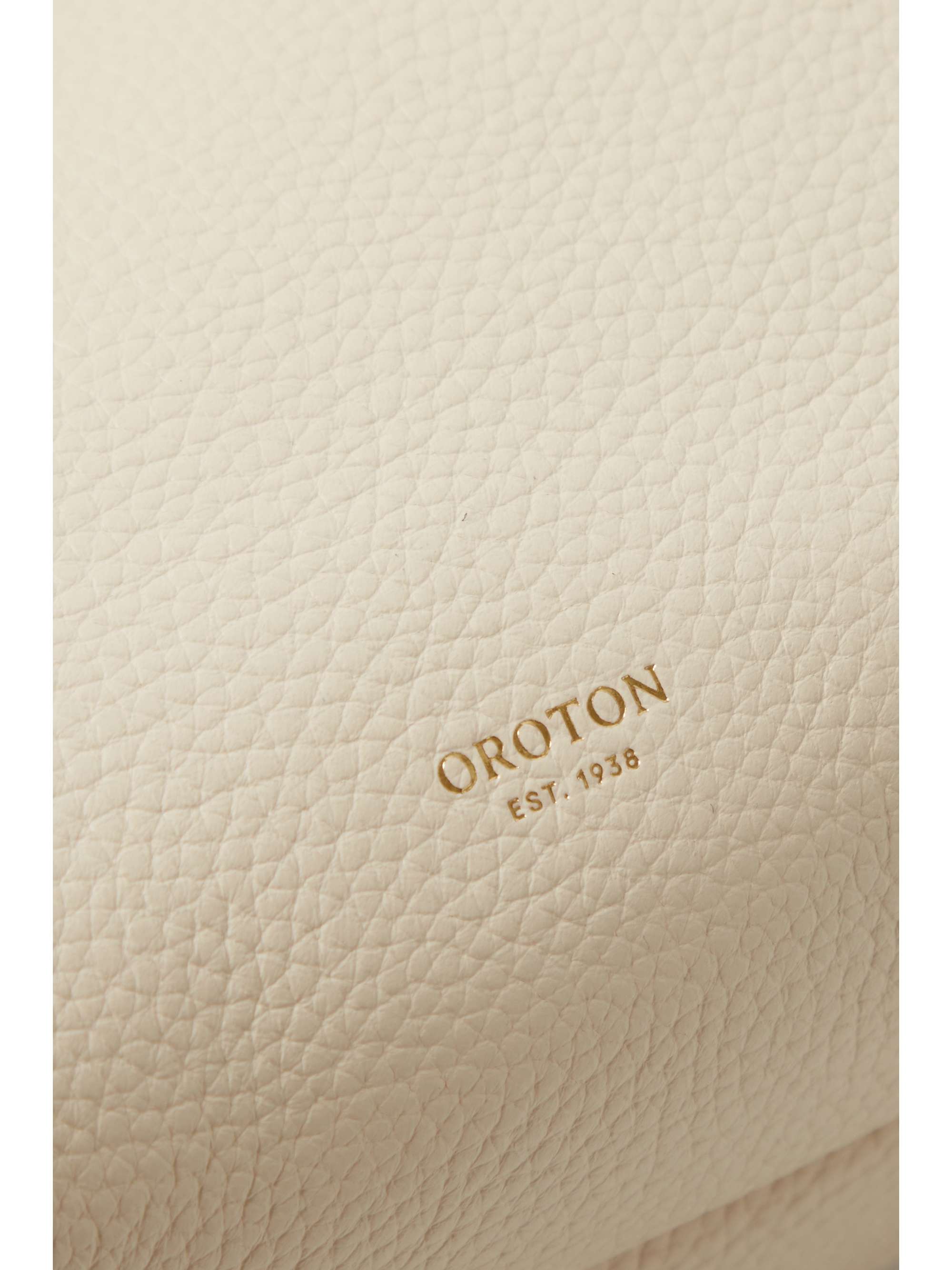 OROTON Malin knotted textured-leather shoulder bag