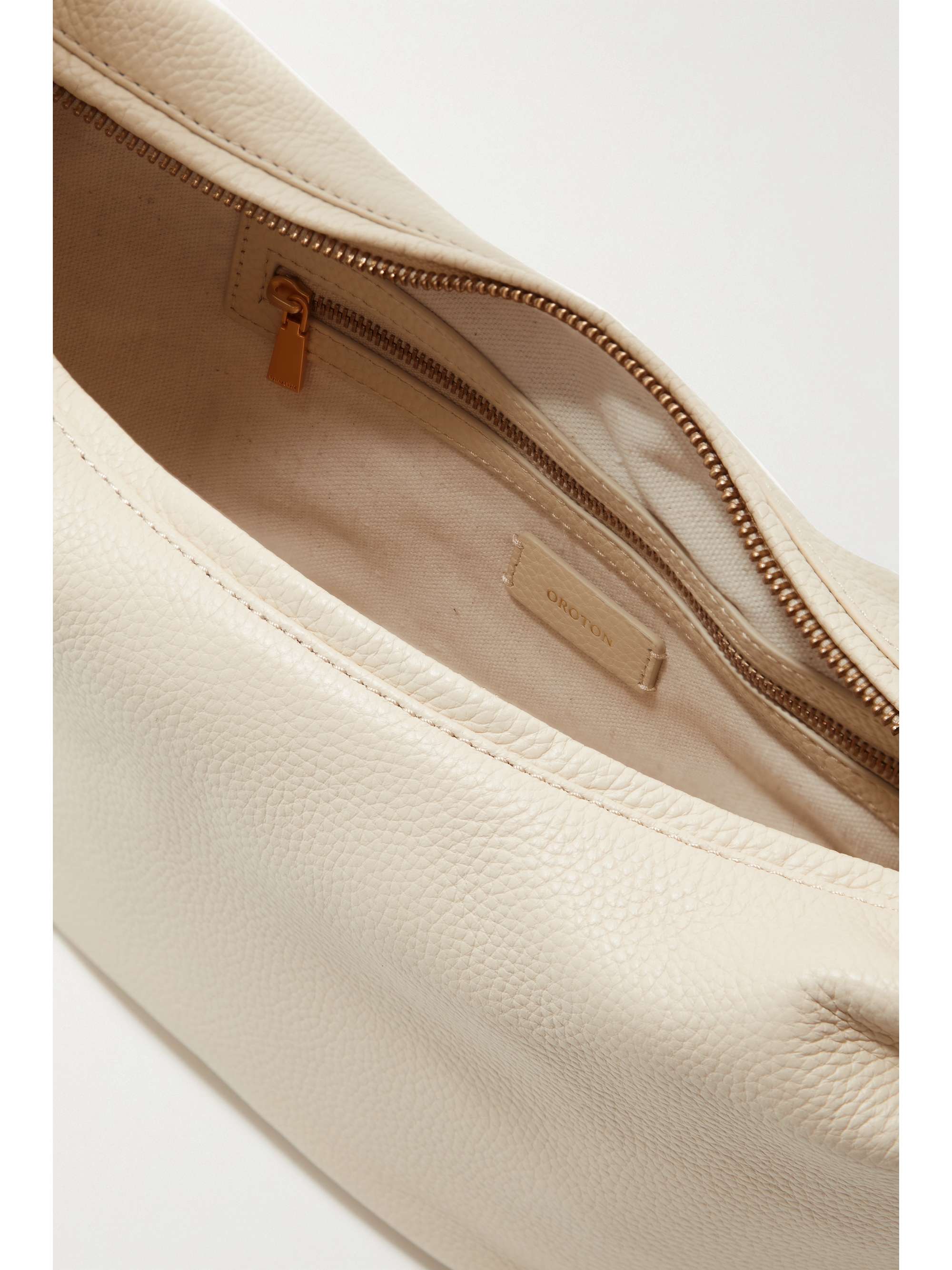 OROTON Malin knotted textured-leather shoulder bag