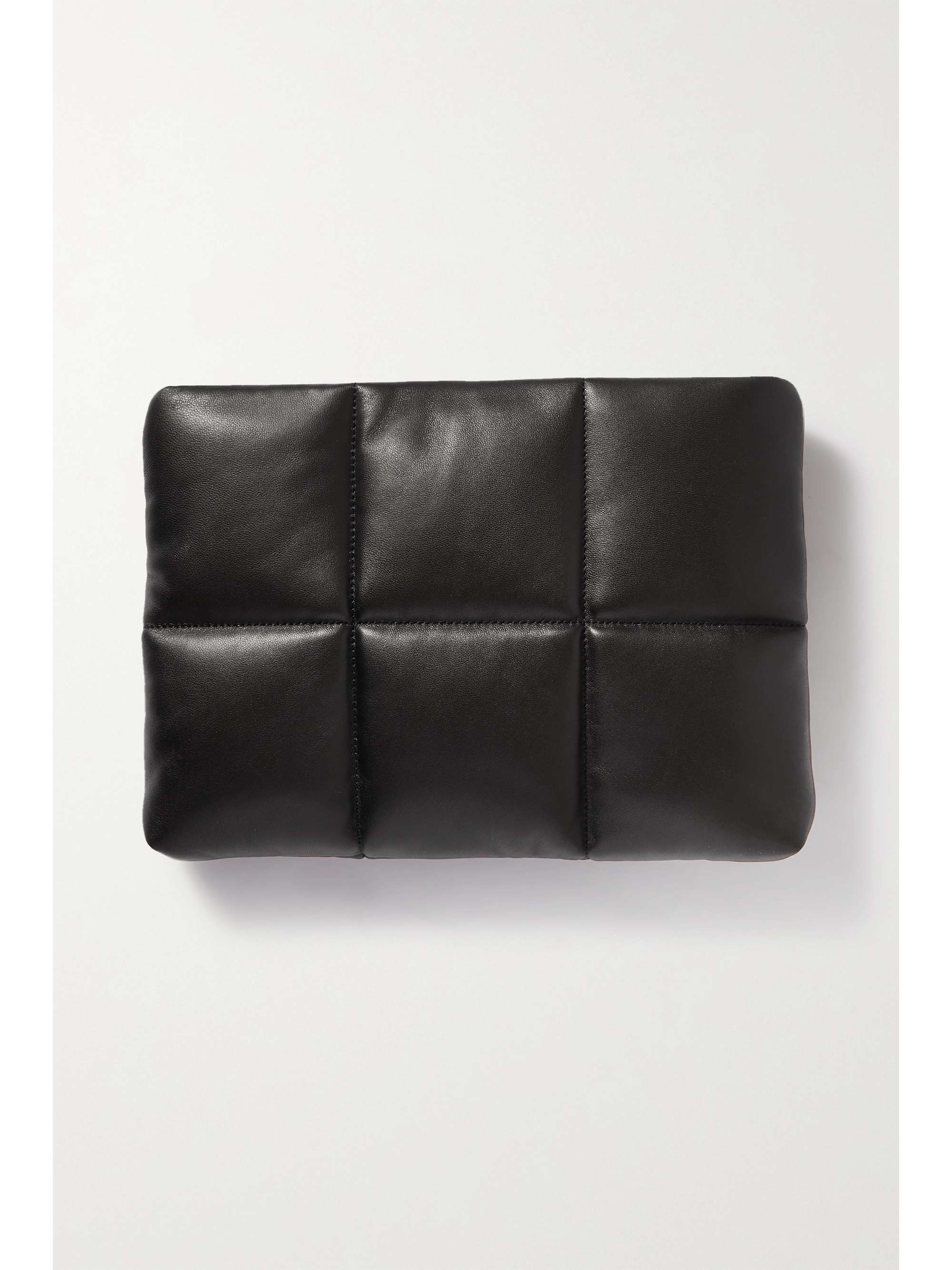 OROTON Freja large quilted leather clutch