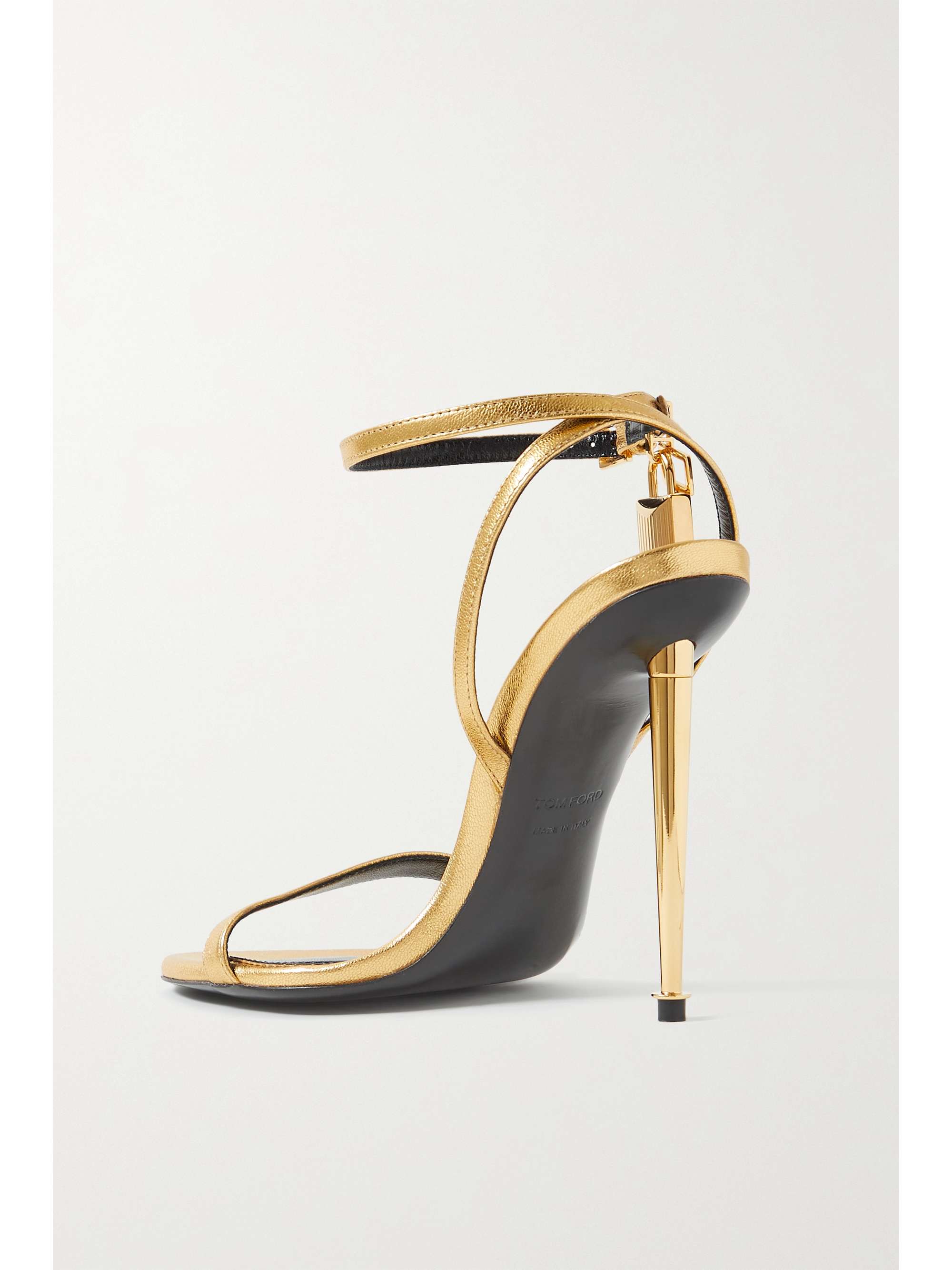 TOM FORD Padlock leather sandals