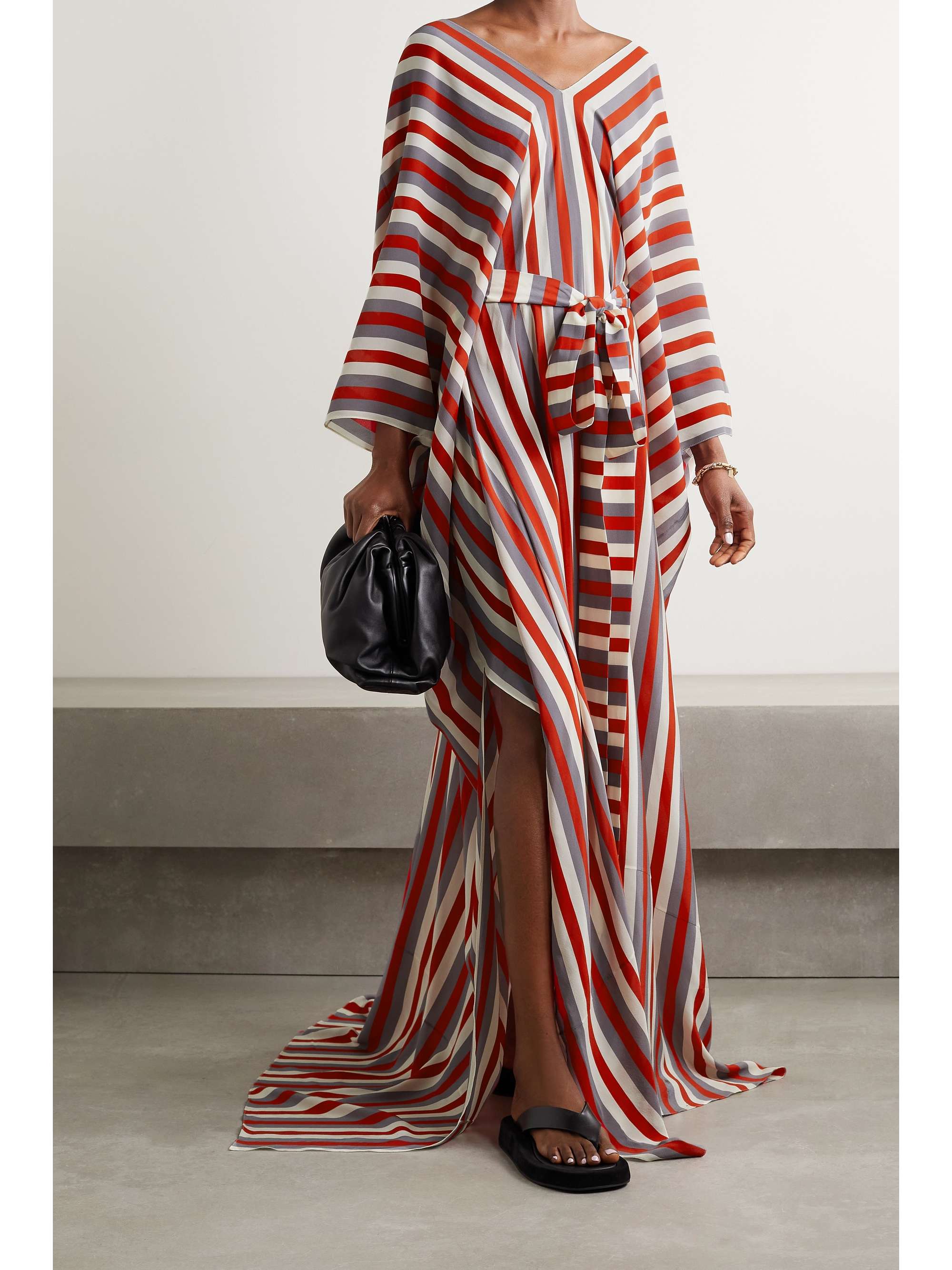 oscar de la renta striped dress