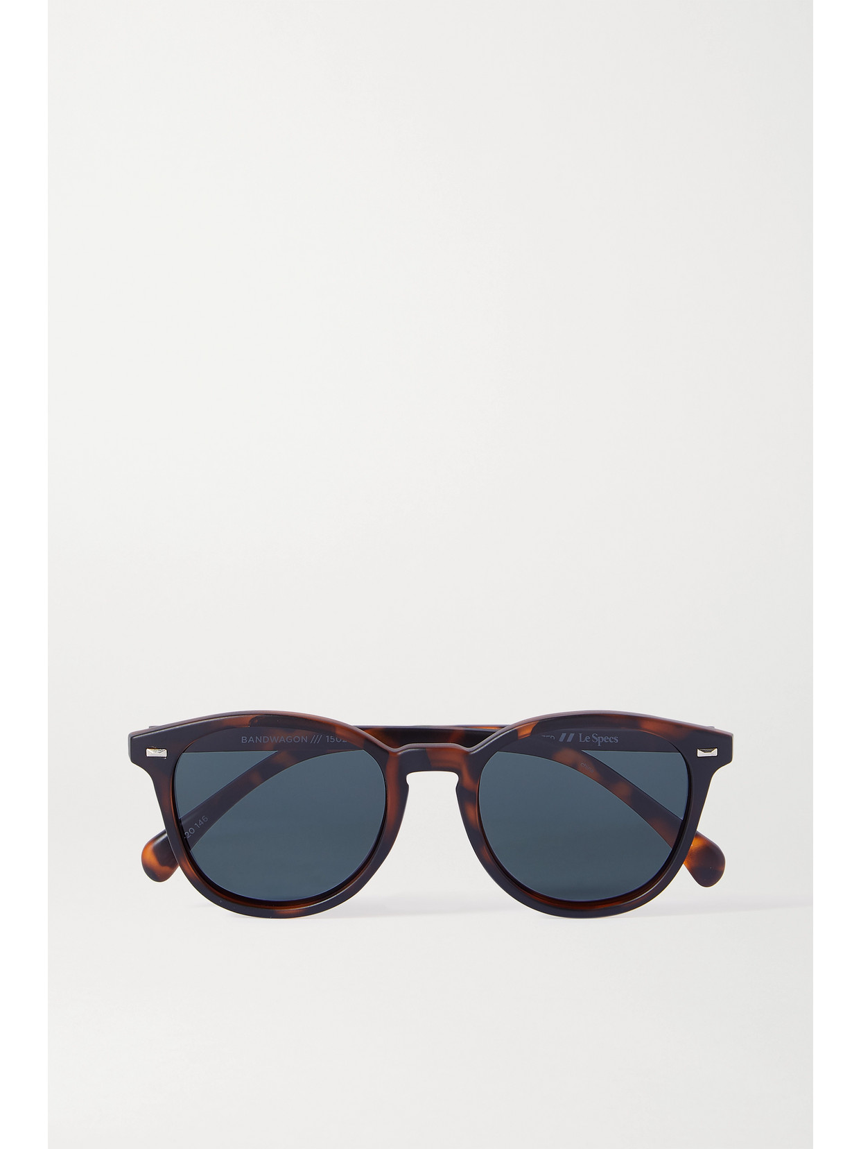 Le Specs - Bandwagon Round-frame Tortoiseshell Acetate Polarized Sunglasses - one size