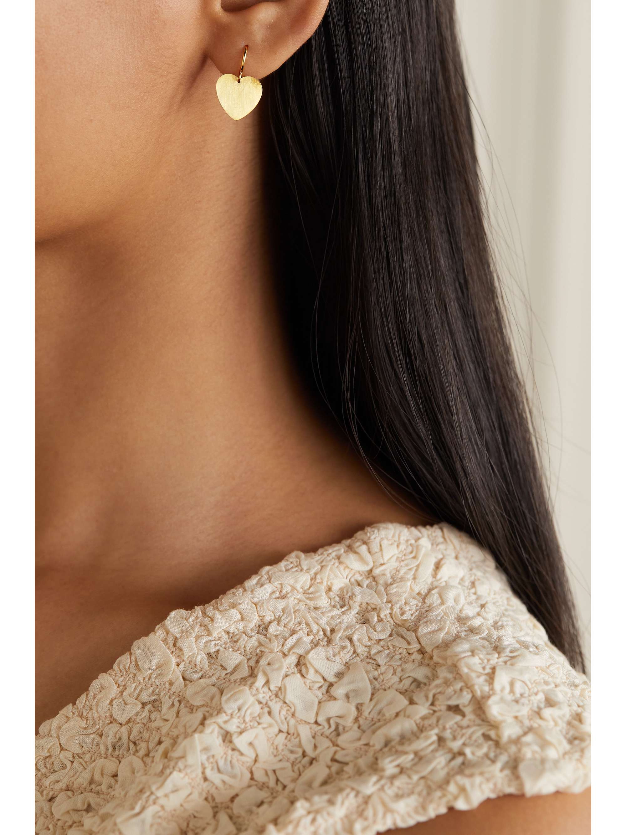 IRENE NEUWIRTH Love 18-karat gold earrings