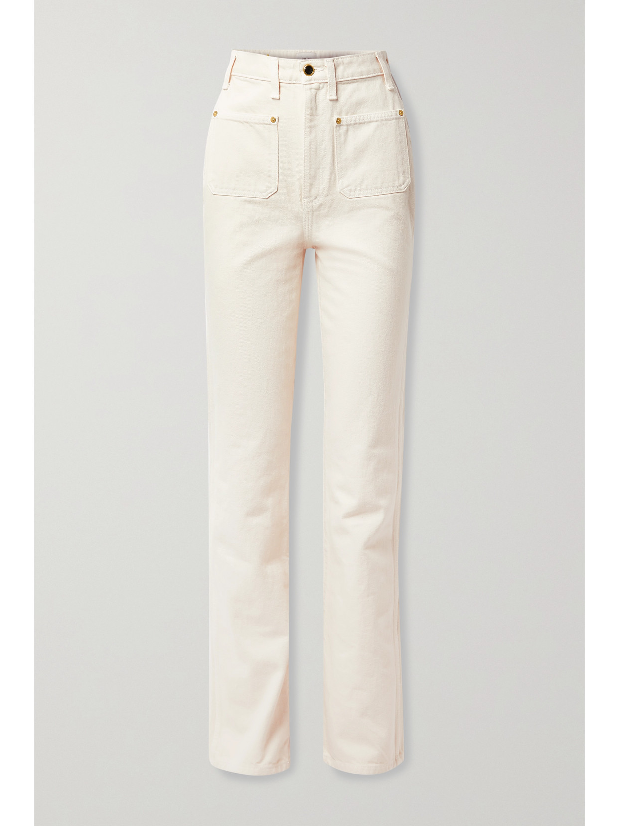 KHAITE ISABELLA HIGH-RISE STRAIGHT-LEG JEANS