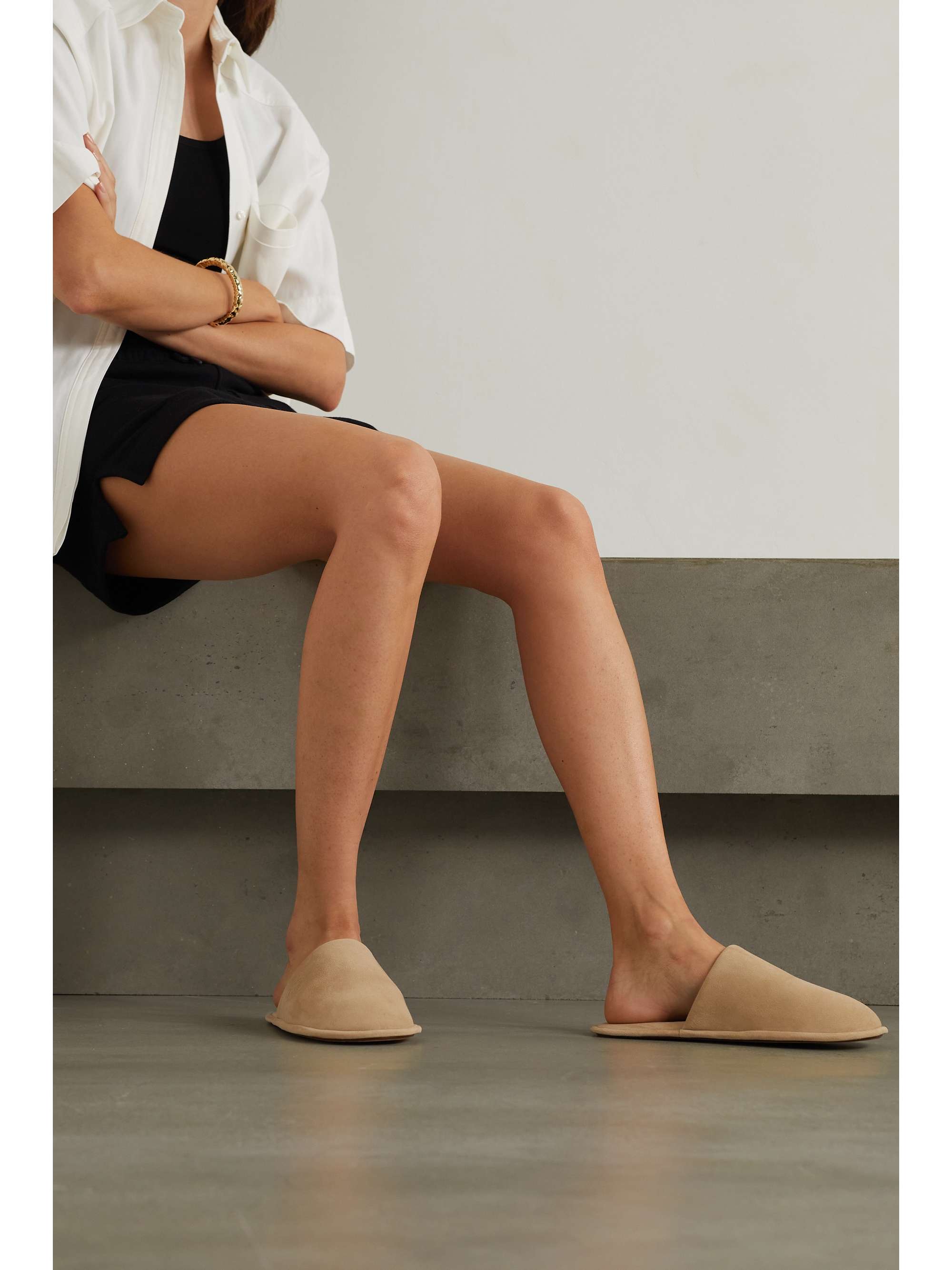 LOEWE Suede slippers