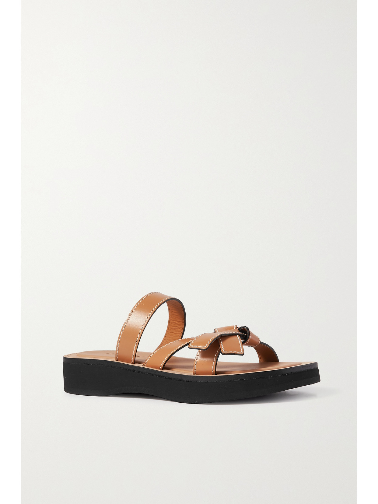 LOEWE GATE LEATHER SANDALS