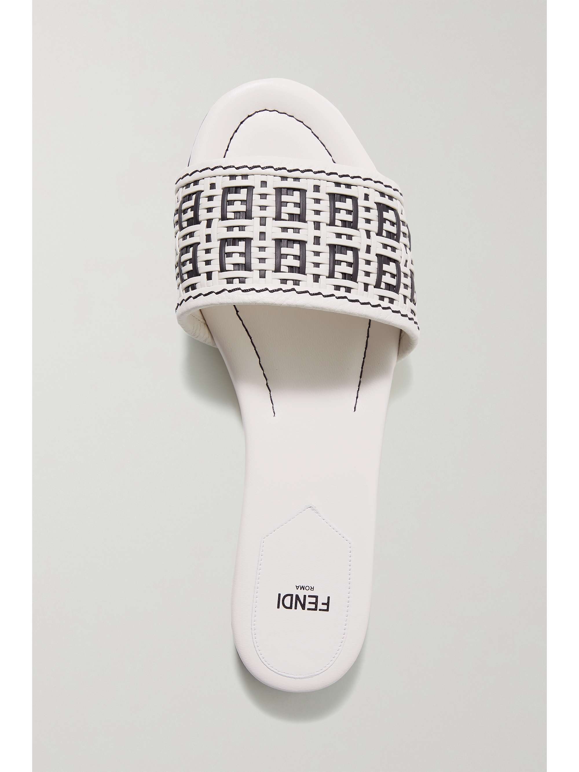 fendi leather sandals