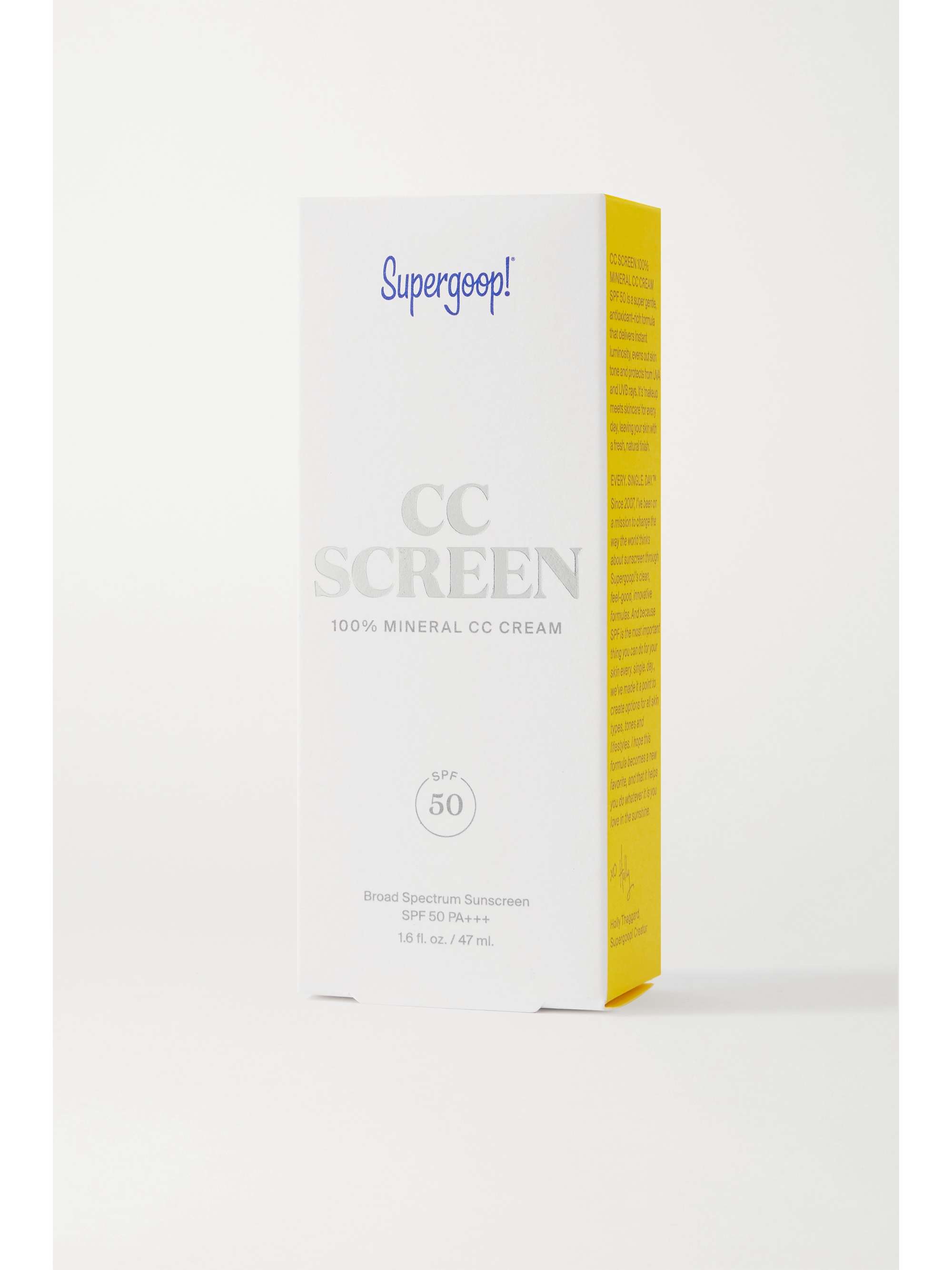 SUPERGOOP! CC Screen 100% Mineral Cream SPF 50 - 326W, 47ml | NET-A-PORTER