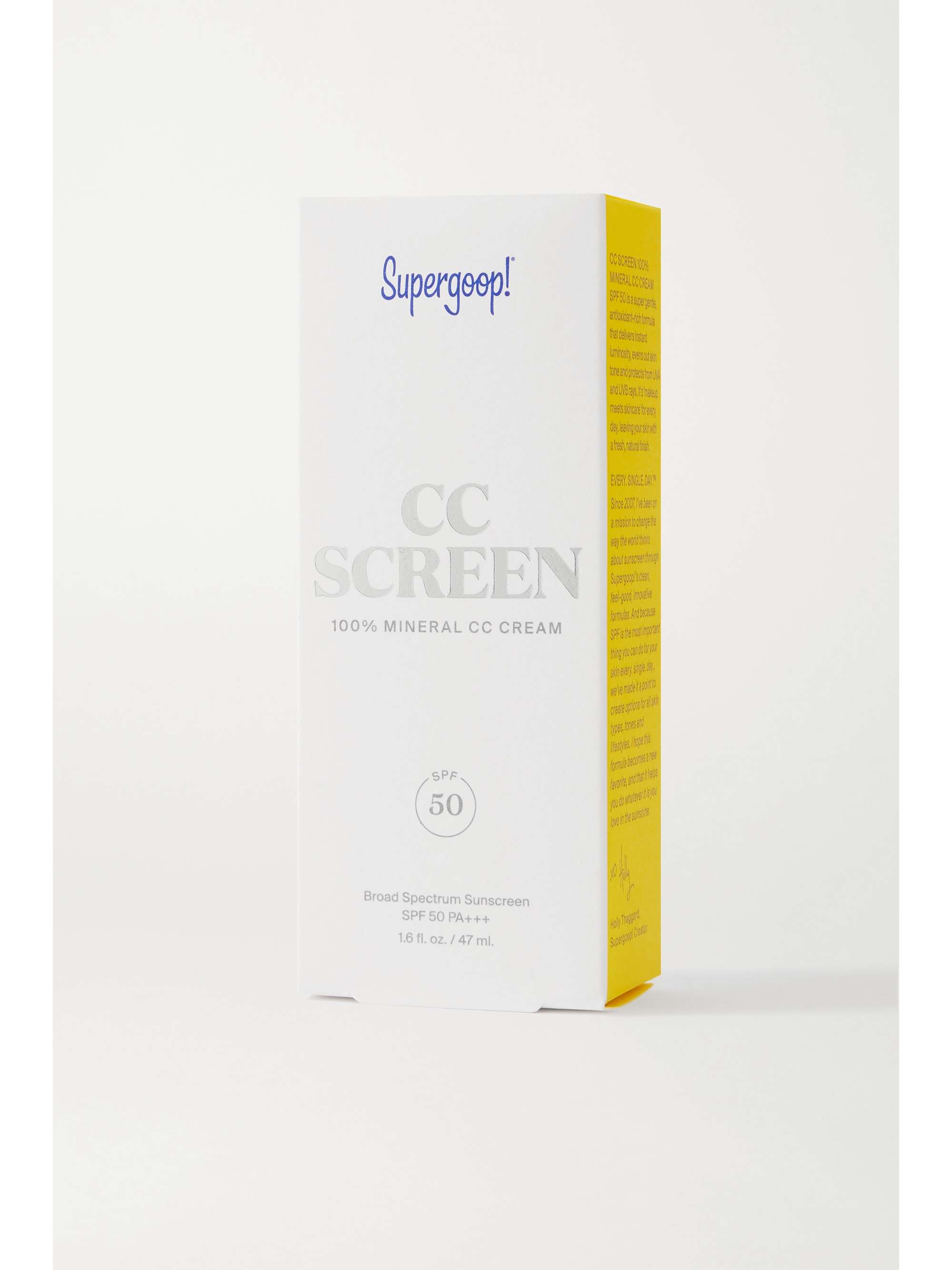 SUPERGOOP! CC Screen 100% Mineral CC Cream SPF 50 - 306W, 47ml