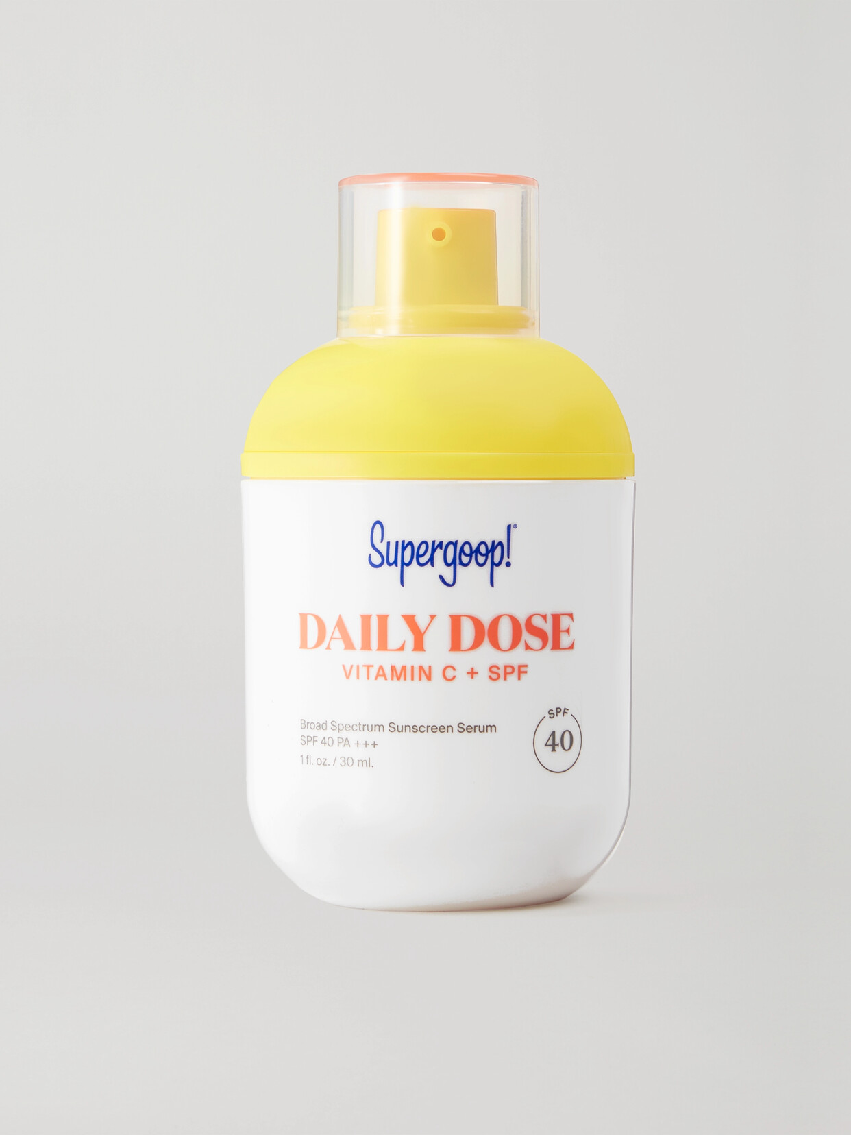 SUPERGOOP DAILY DOSE VITAMIN C + SPF 40 SERUM, 30ML