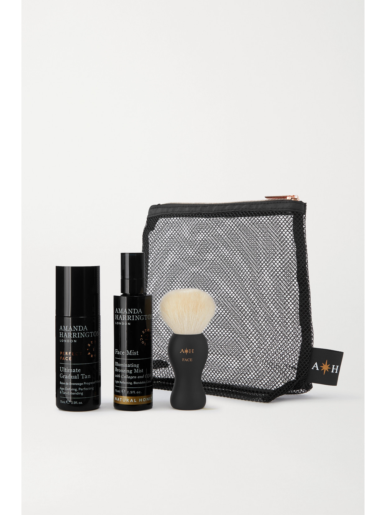 Amanda Harrington Buff & Bronze Face Set In Colorless
