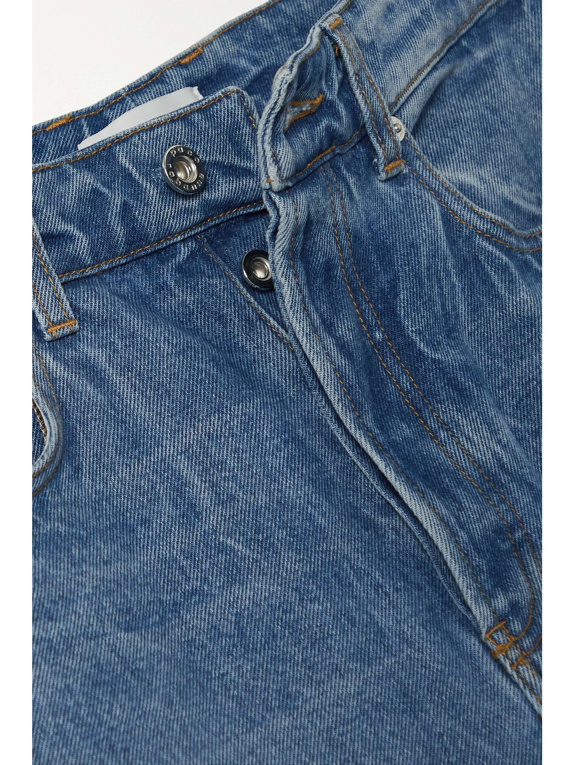 RABANNE High-rise straight-leg denim jeans