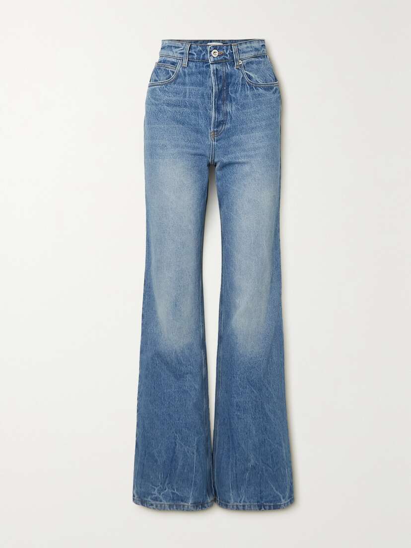 Rabanne High-rise Straight-leg Denim Jeans