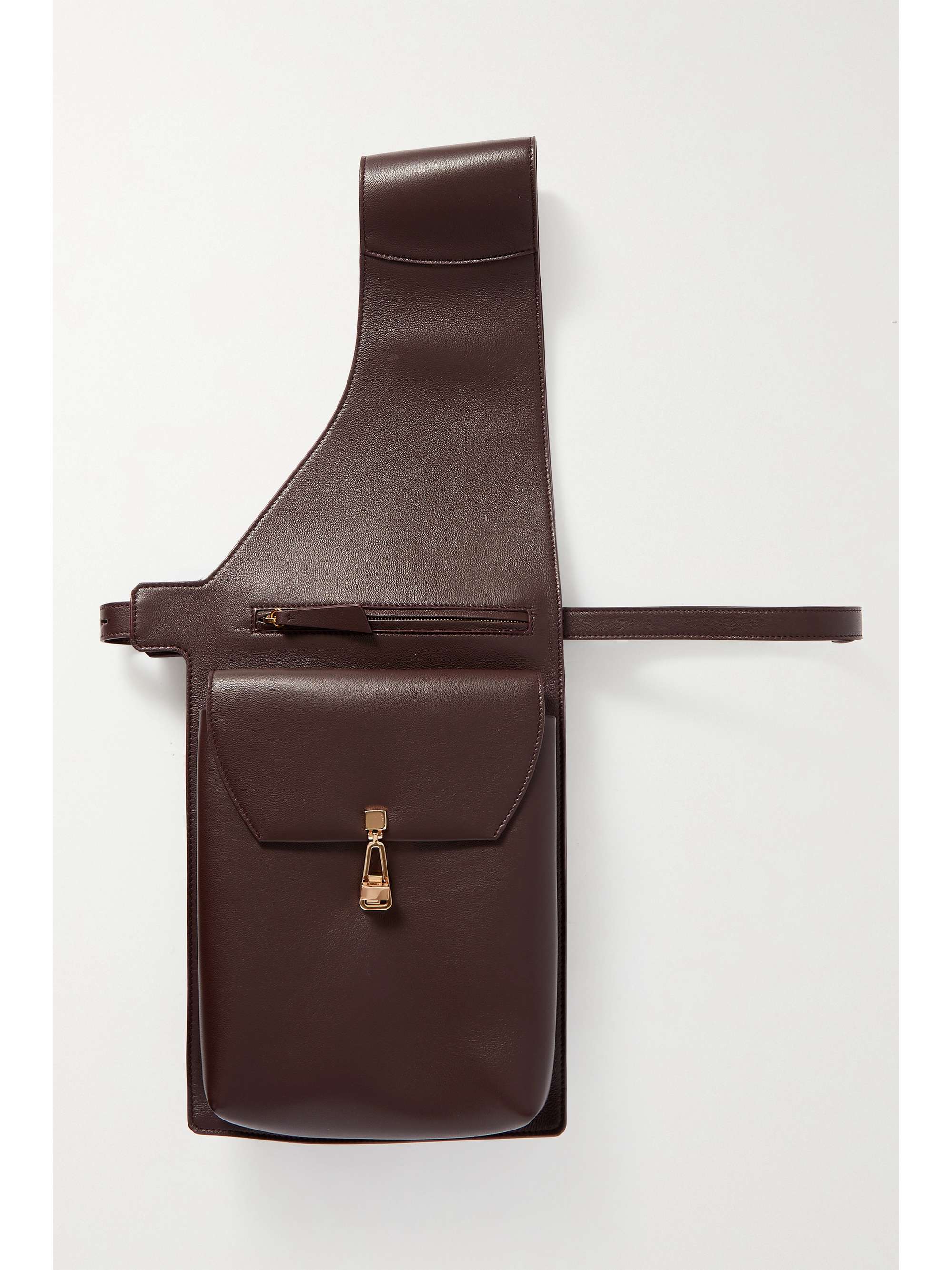 GABRIELA HEARST + NET SUSTAIN Saddle leather shoulder bag