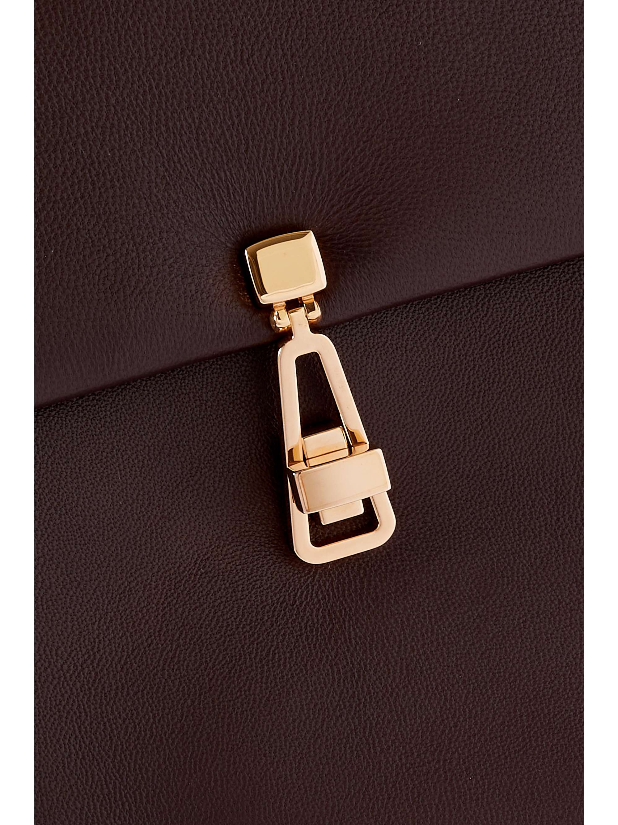 GABRIELA HEARST + NET SUSTAIN Saddle leather shoulder bag