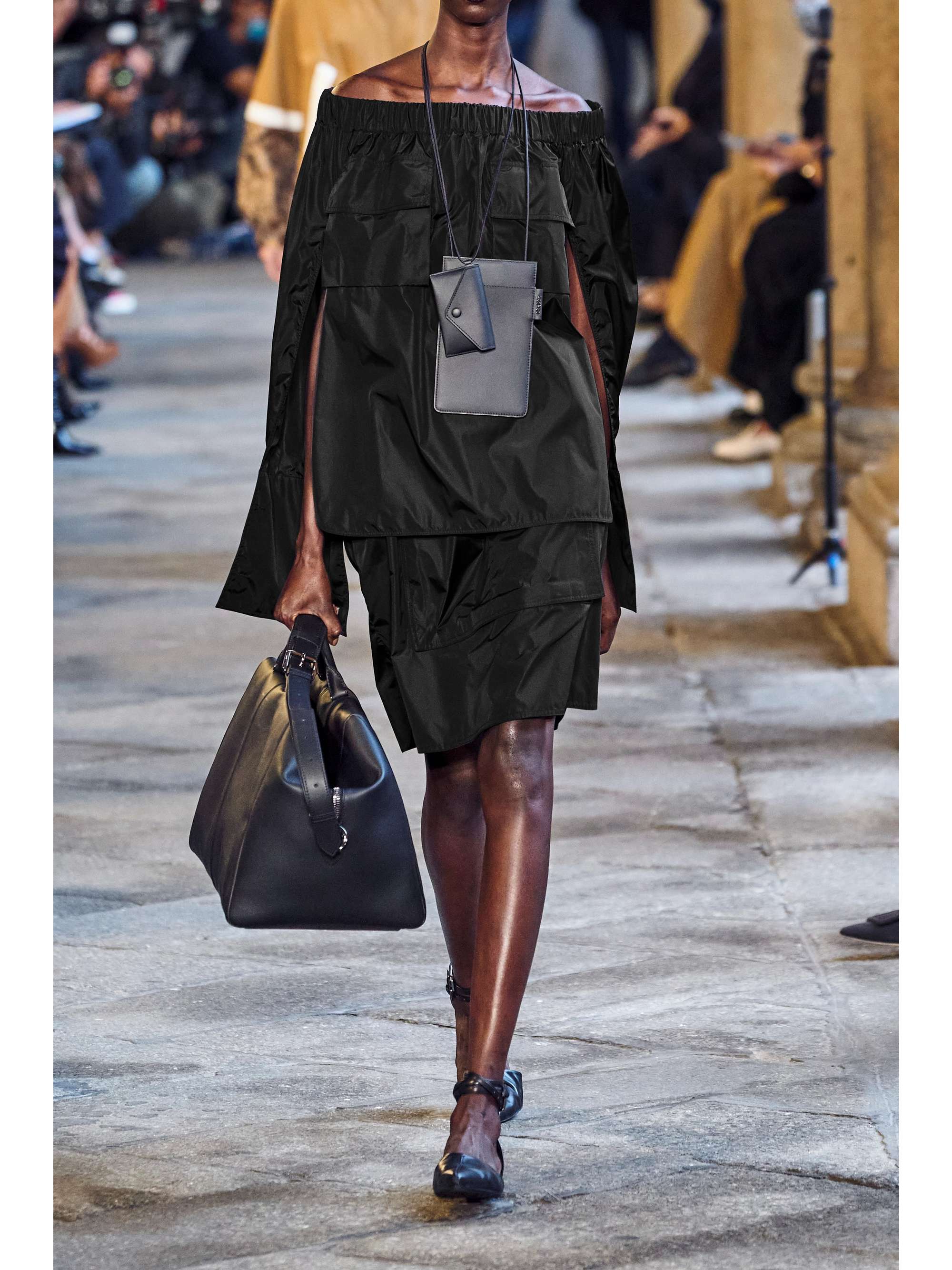 MAX MARA Losanna off-the-shoulder taffeta blouse