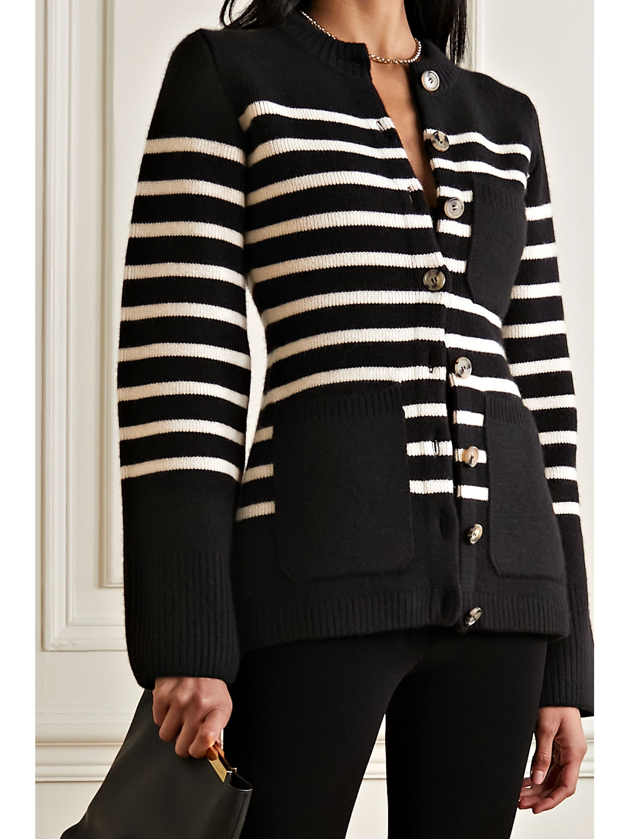 Khaite striped cardigan Clearance