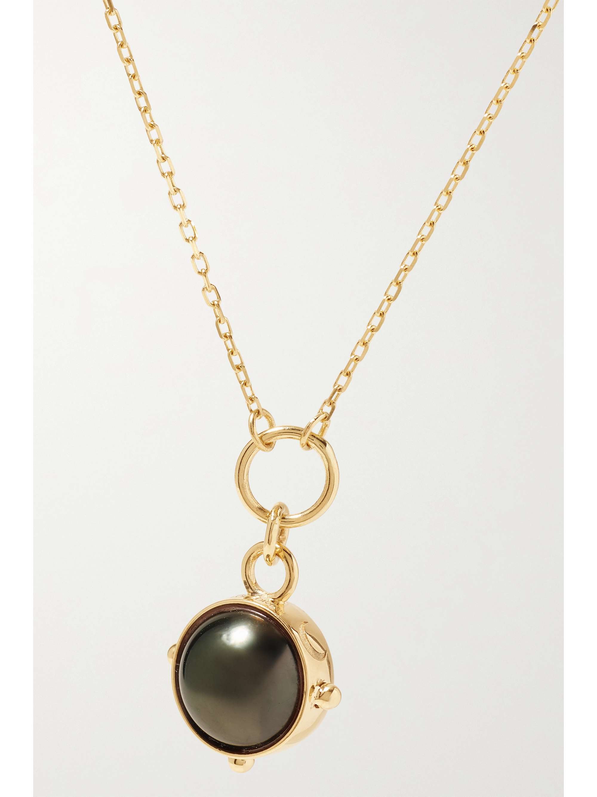 FOUNDRAE 18-karat gold pearl necklace