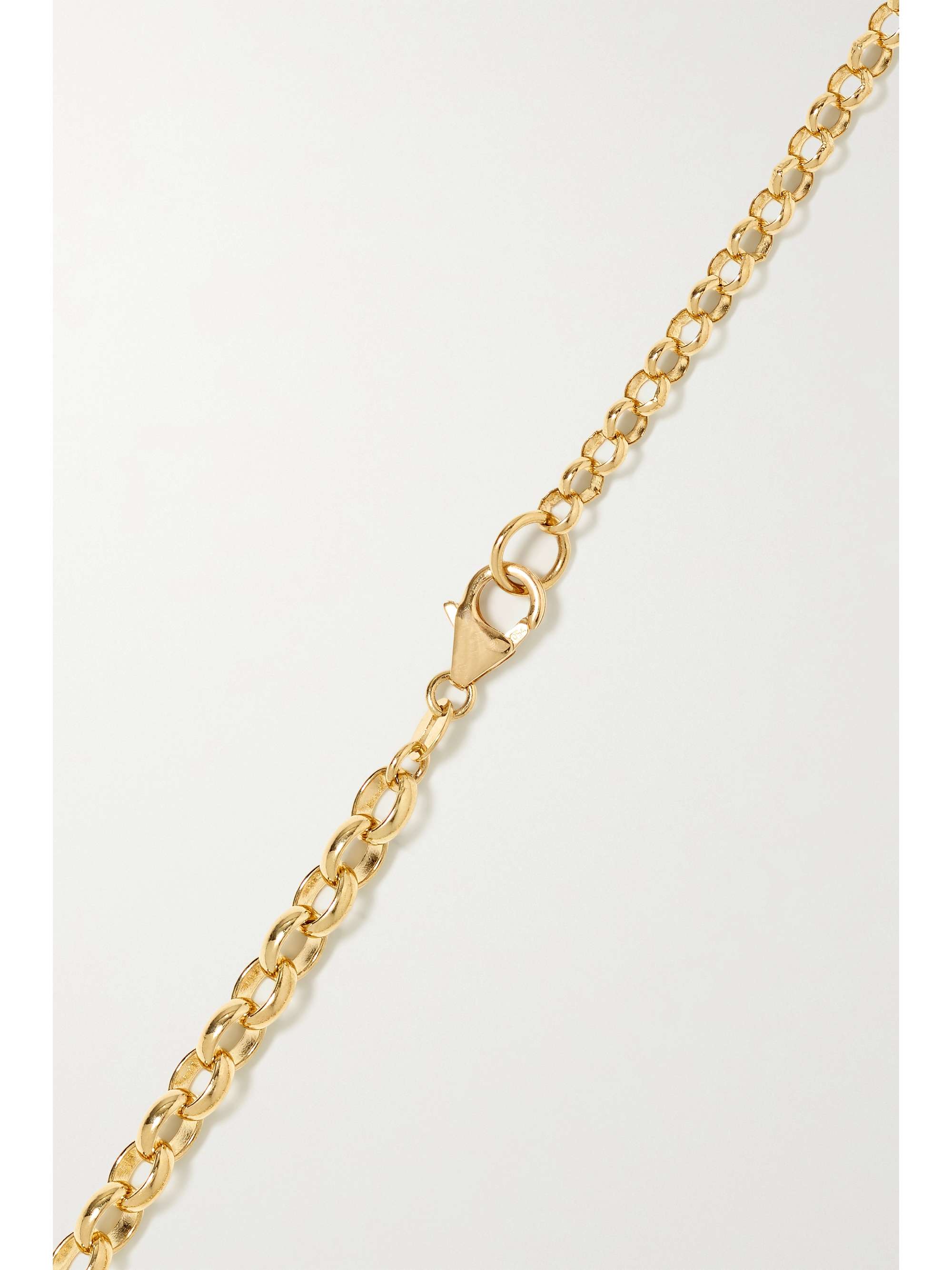 FOUNDRAE Blossoms large 18-karat gold diamond necklace