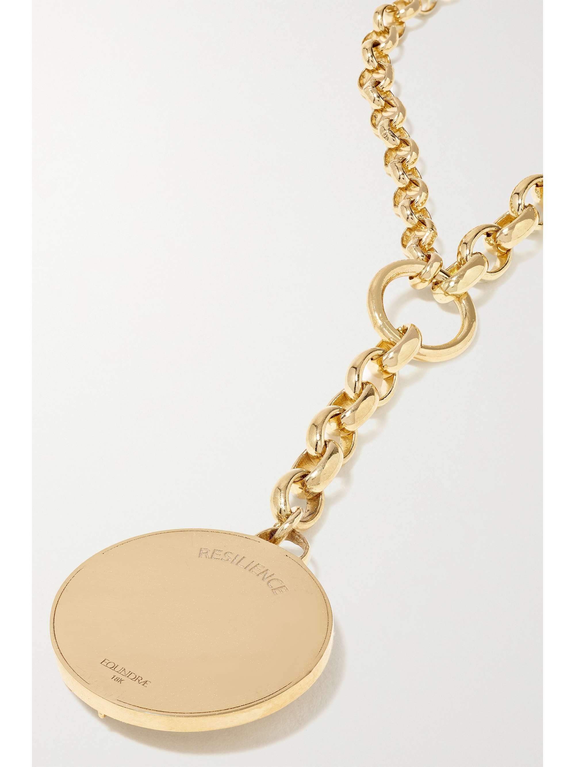 FOUNDRAE Blossoms large 18-karat gold diamond necklace