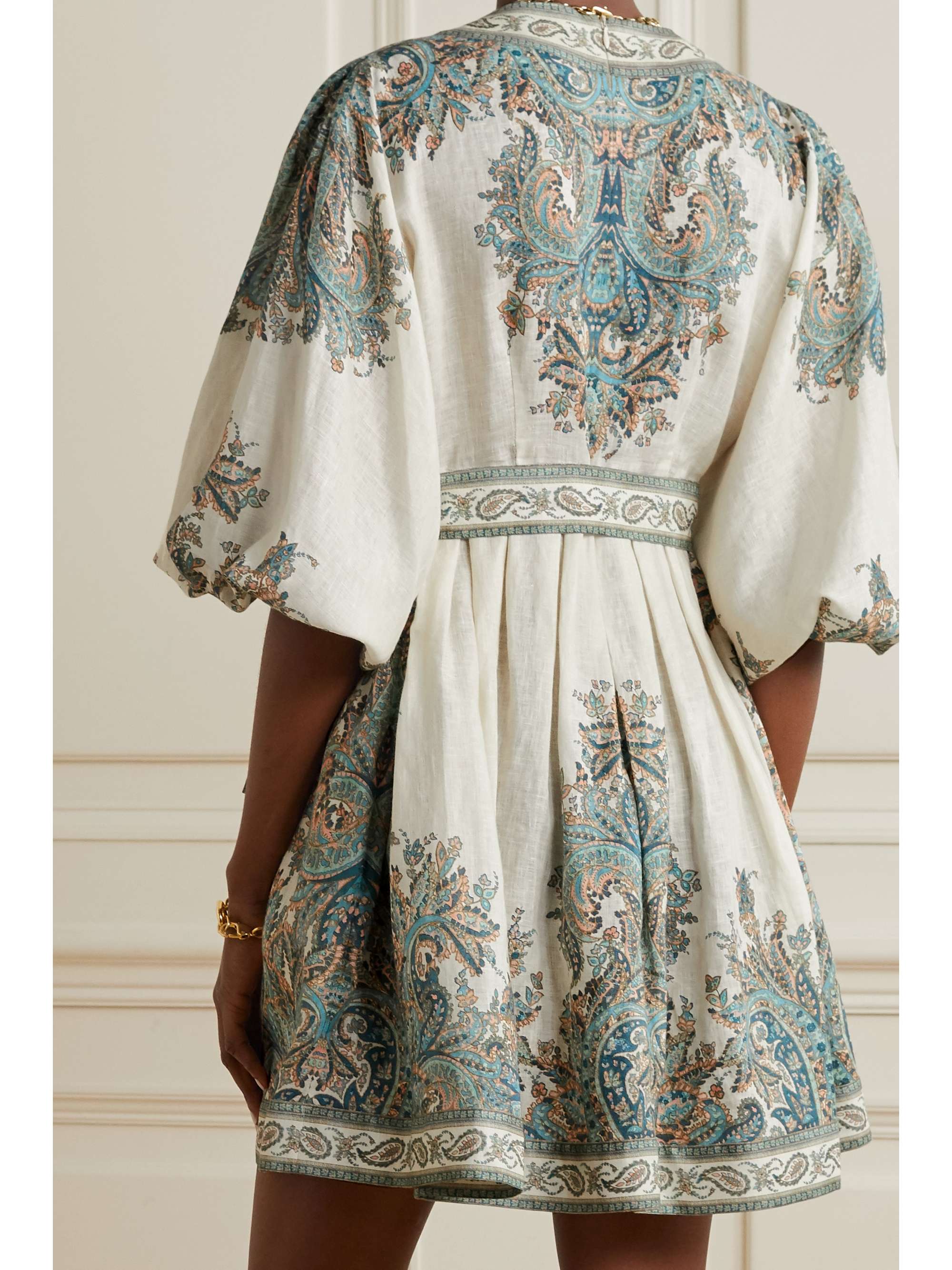 zimmermann turquoise dress