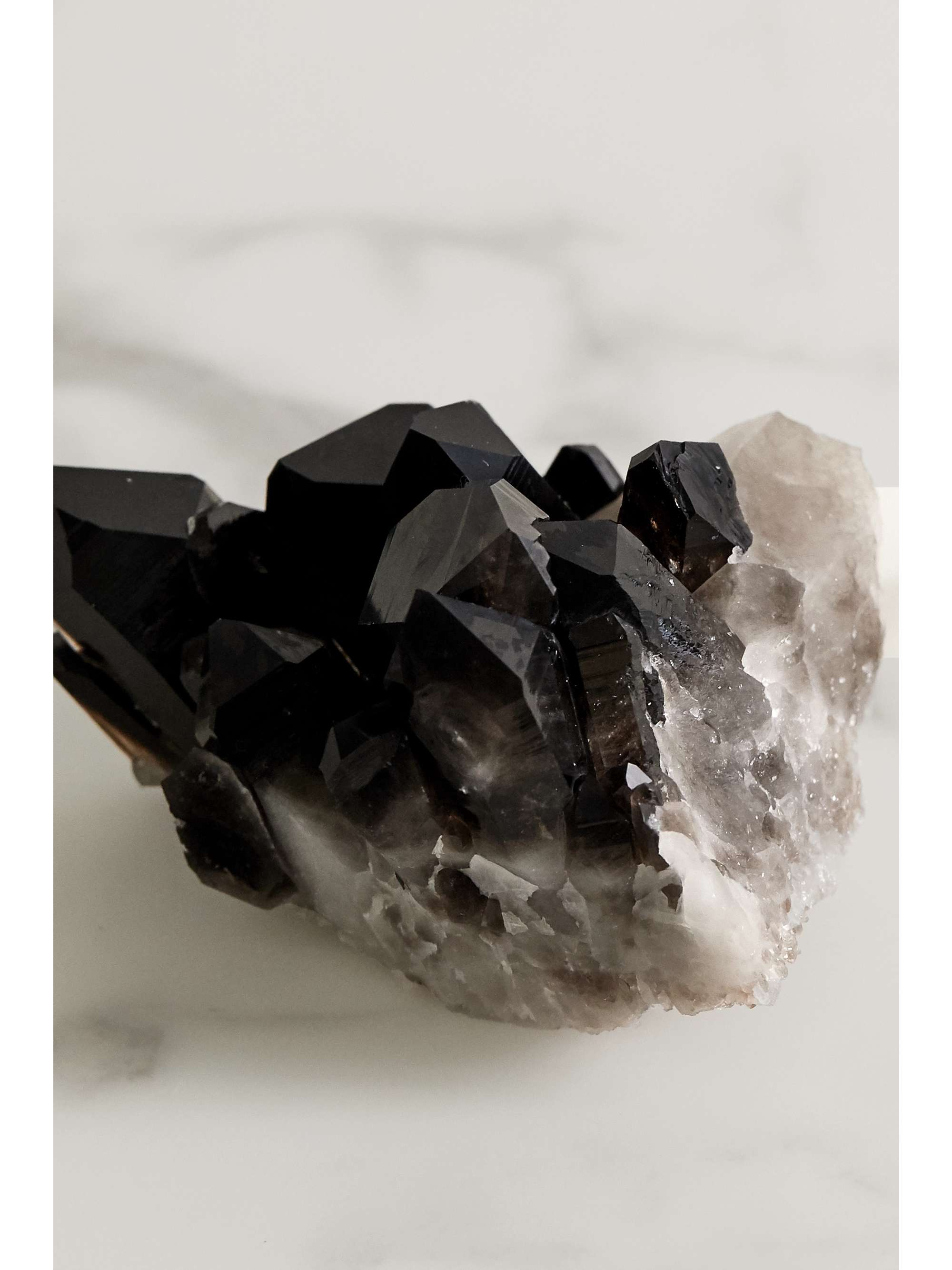 JIA JIA + NET SUSTAIN Smoky quartz crystal cluster