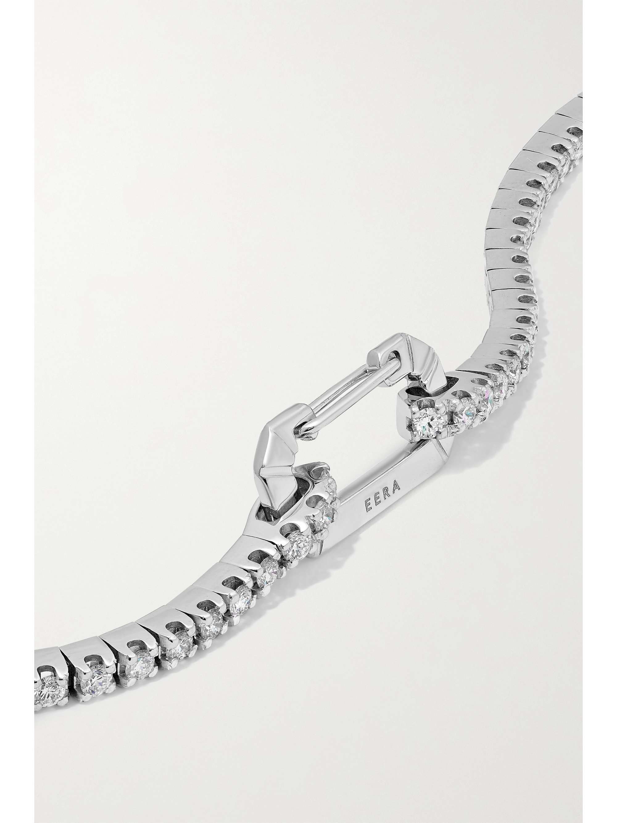 EÉRA Paris 18-karat white gold diamond tennis bracelet
