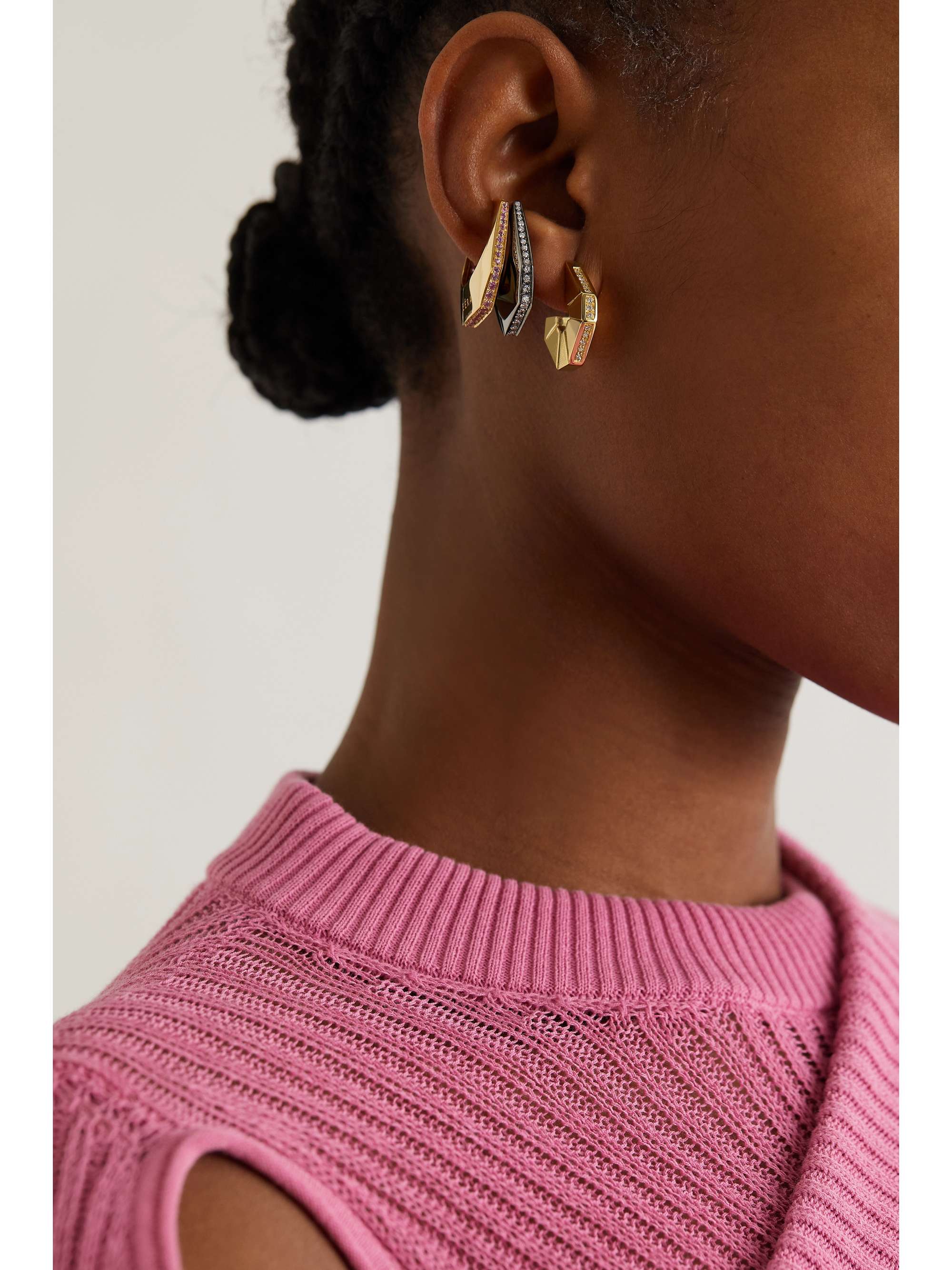 EÉRA Carey 18-karat gold diamond earring