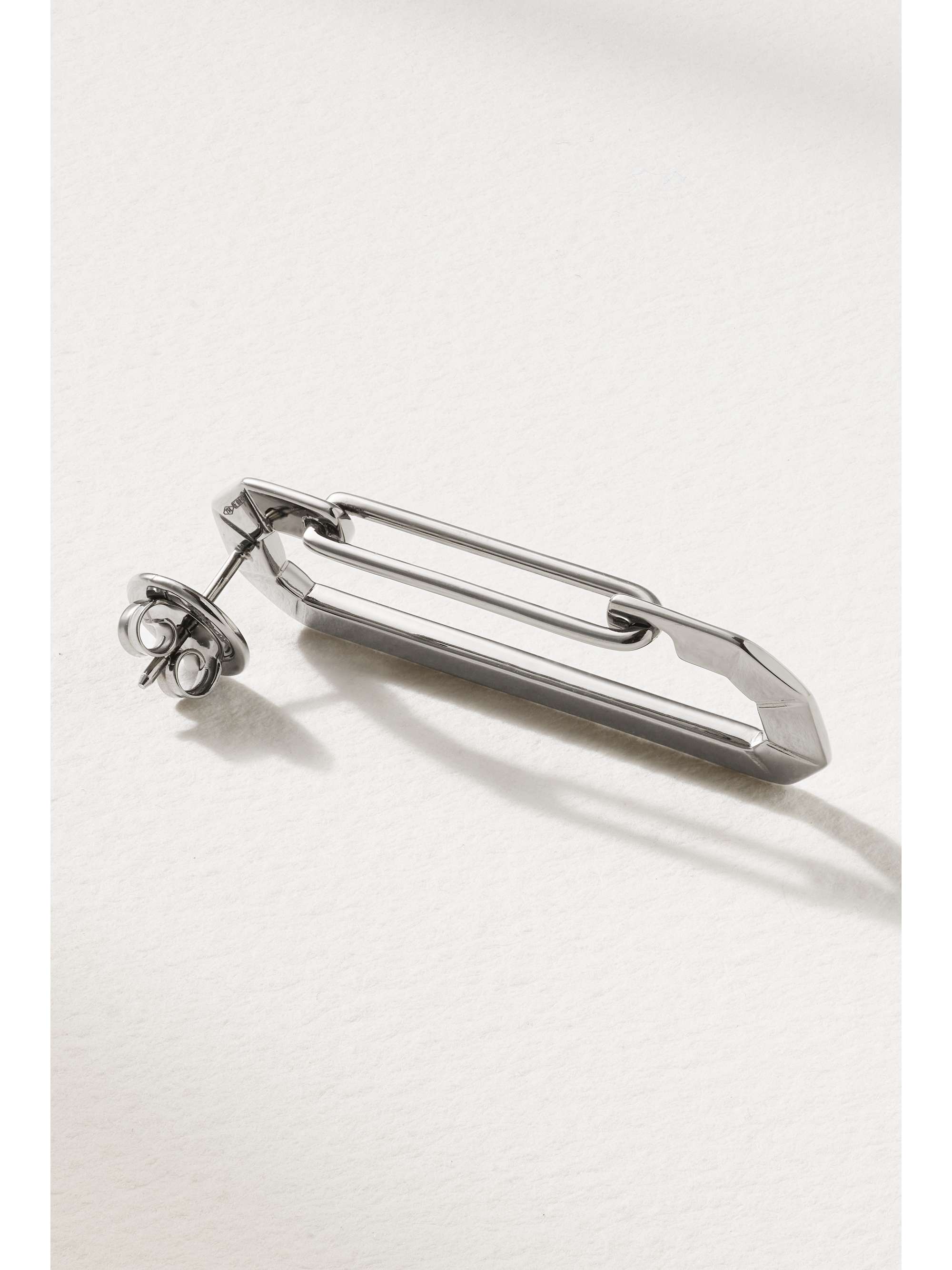 EÉRA New York 18-karat blackened white gold earring