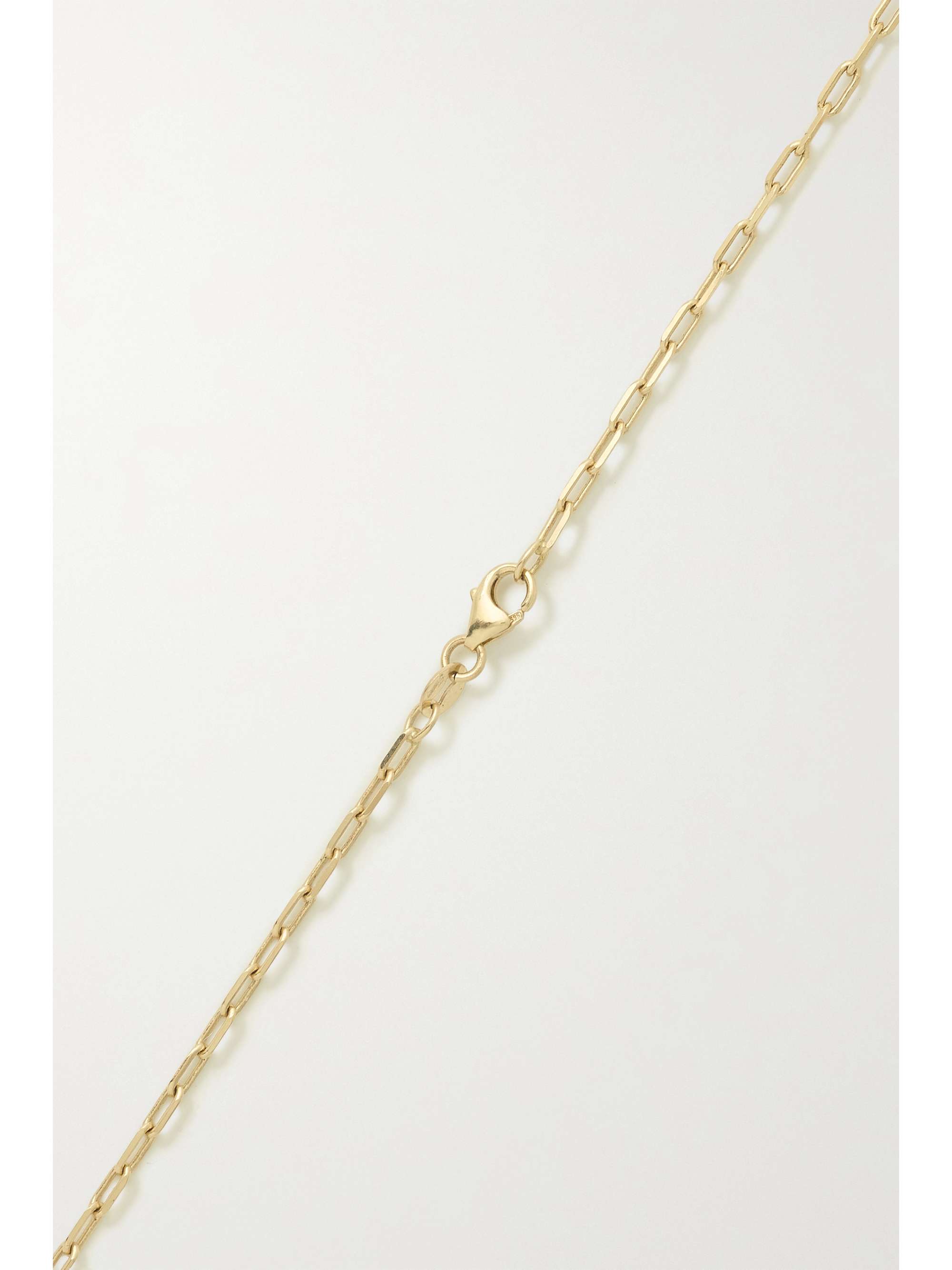 RETROUVAÍ Grandfather Compass 14-karat gold multi-stone necklace