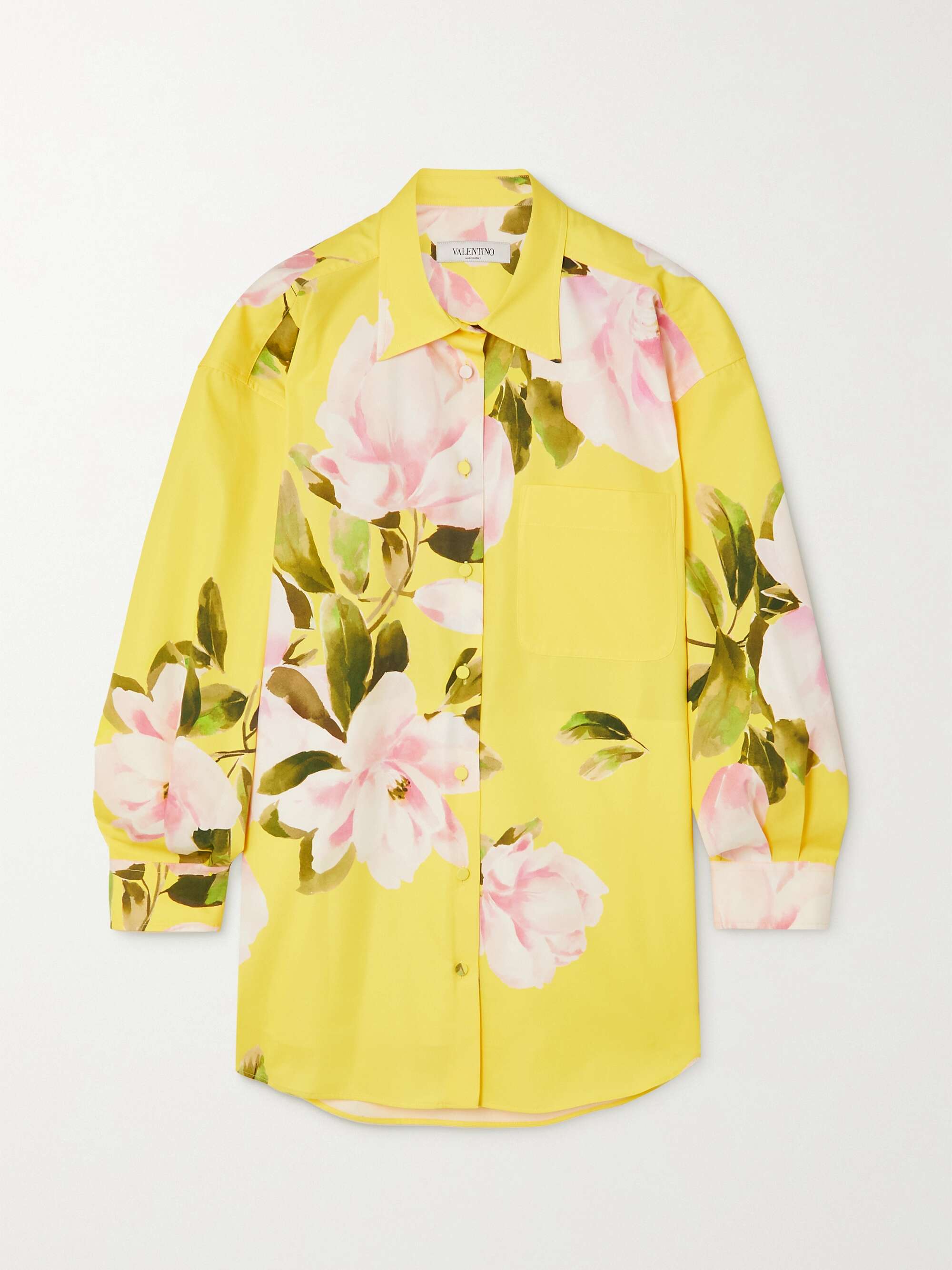 yellow floral jacket