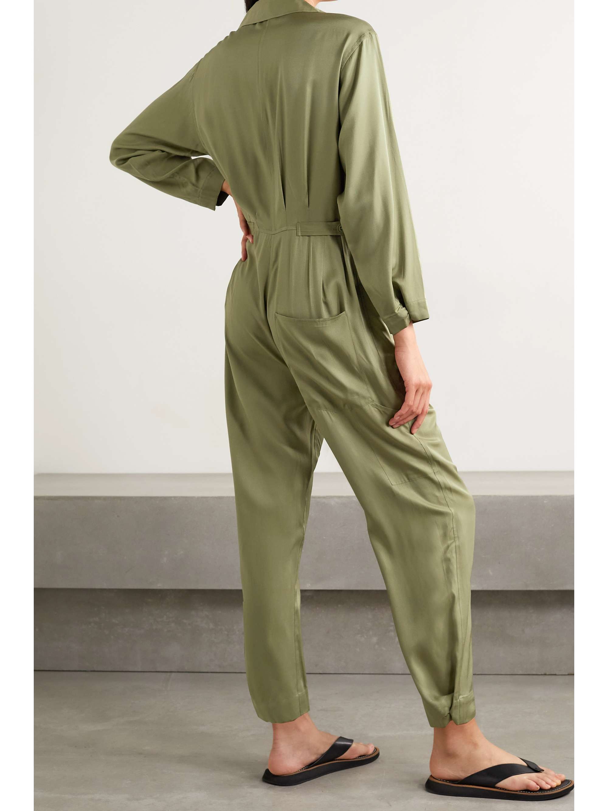 EQUIPMENT Almira satin jumpsuit