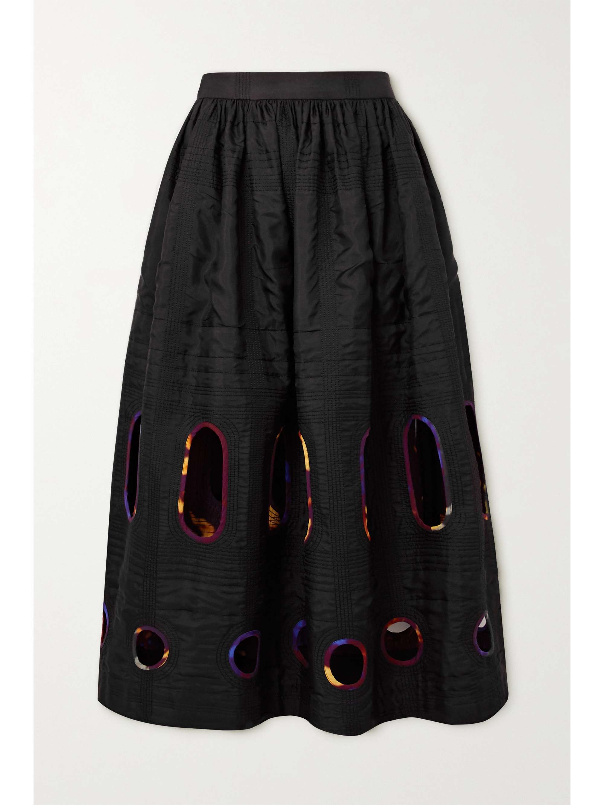 black work skirt vans