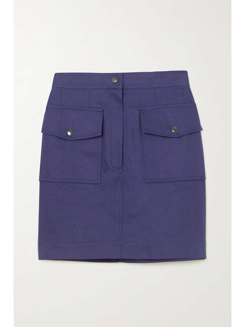 Dries Van Noten Cotton-twill Mini Skirt
