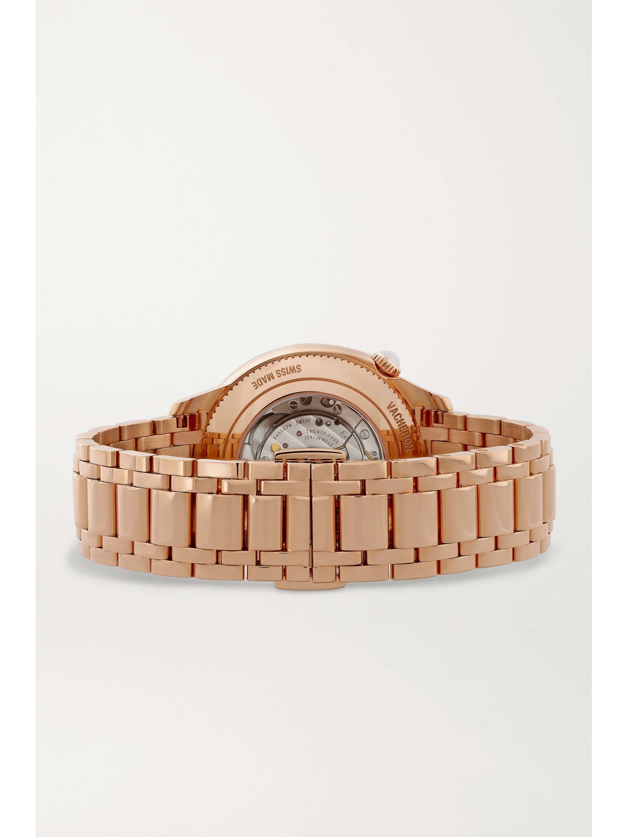 VACHERON CONSTANTIN Egérie Automatic 35mm 18-karat rose gold and diamond watch