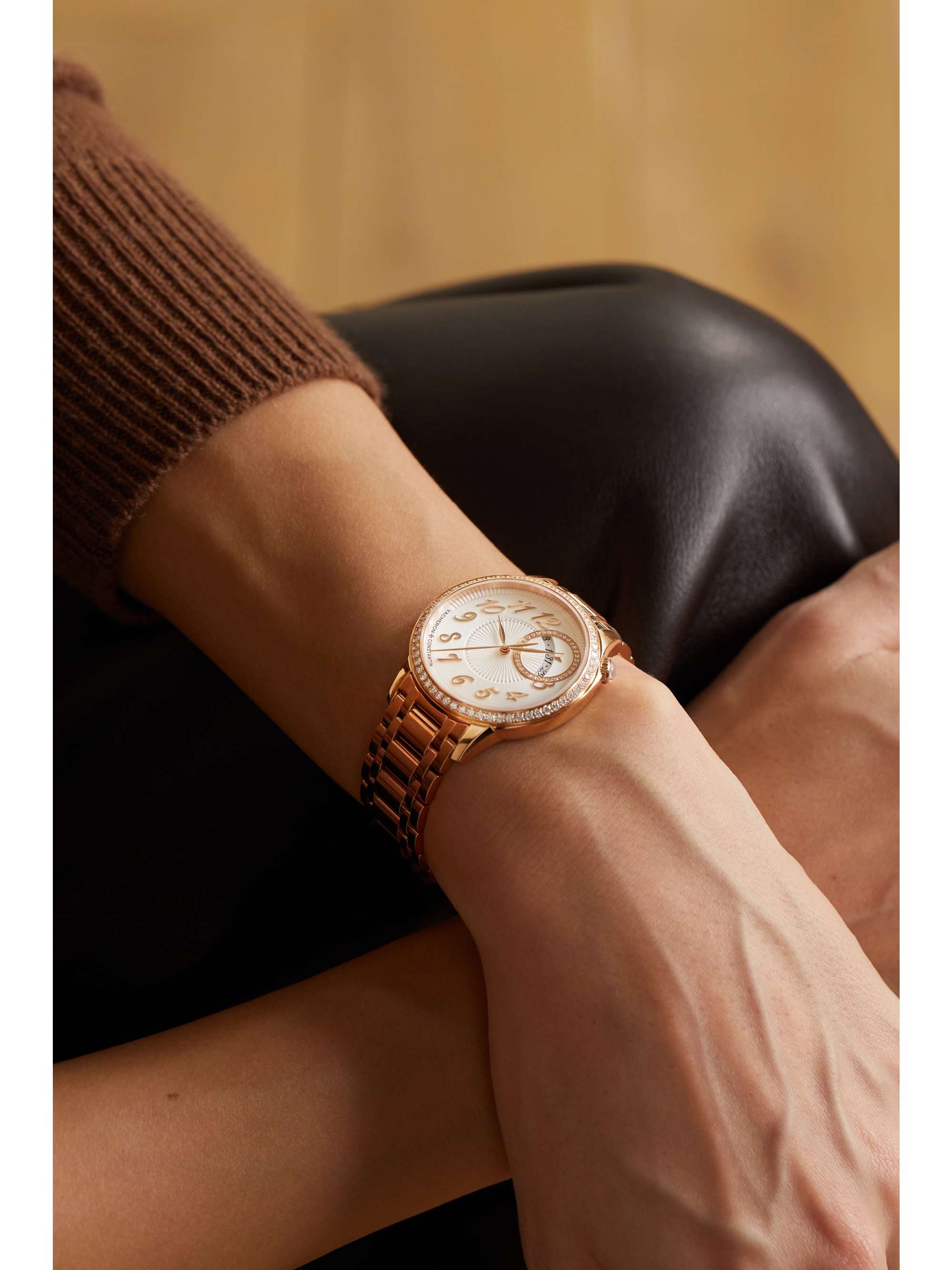 VACHERON CONSTANTIN Egérie Automatic 35mm 18-karat rose gold and diamond watch