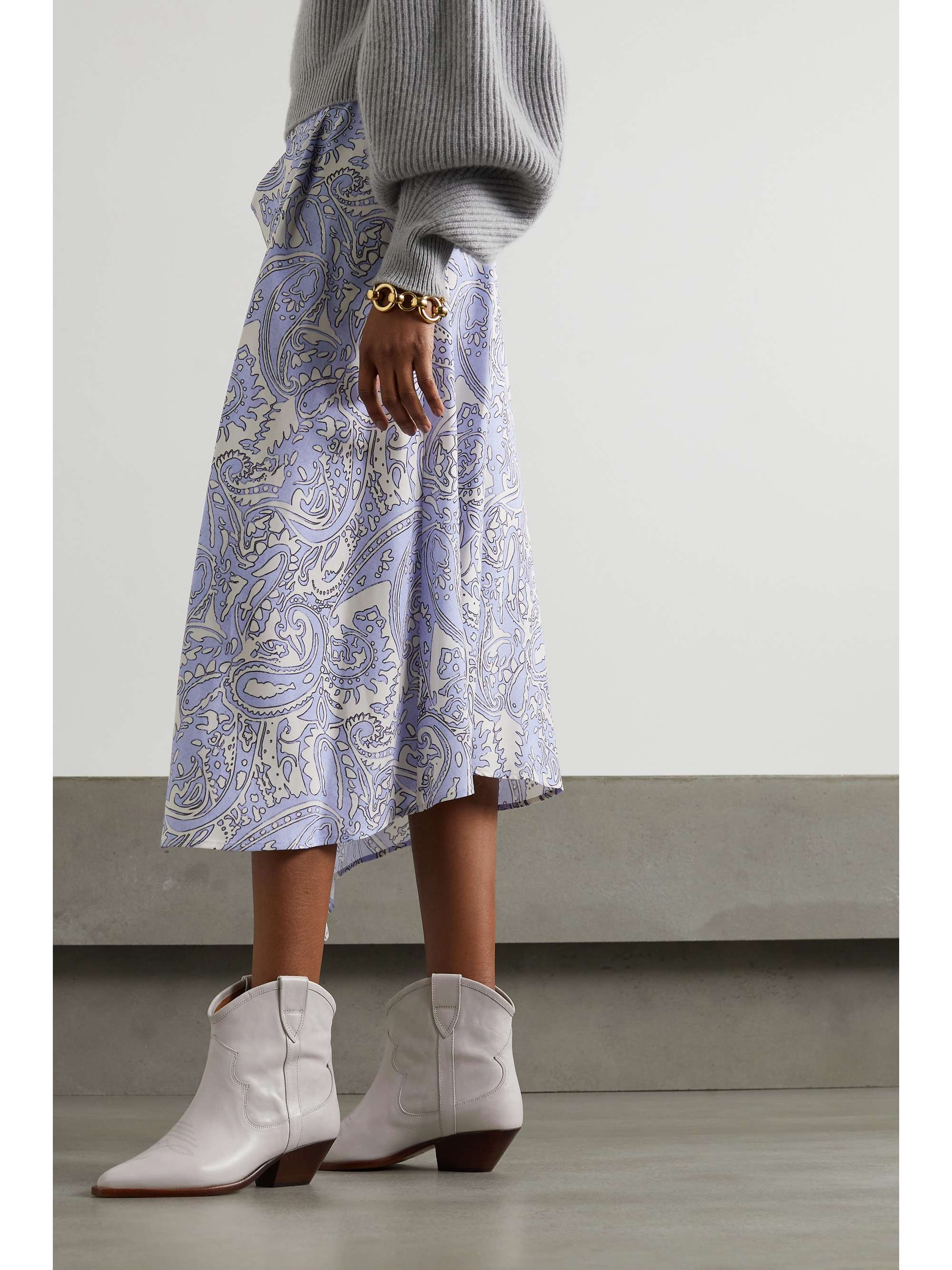 isabel marant leopard boots