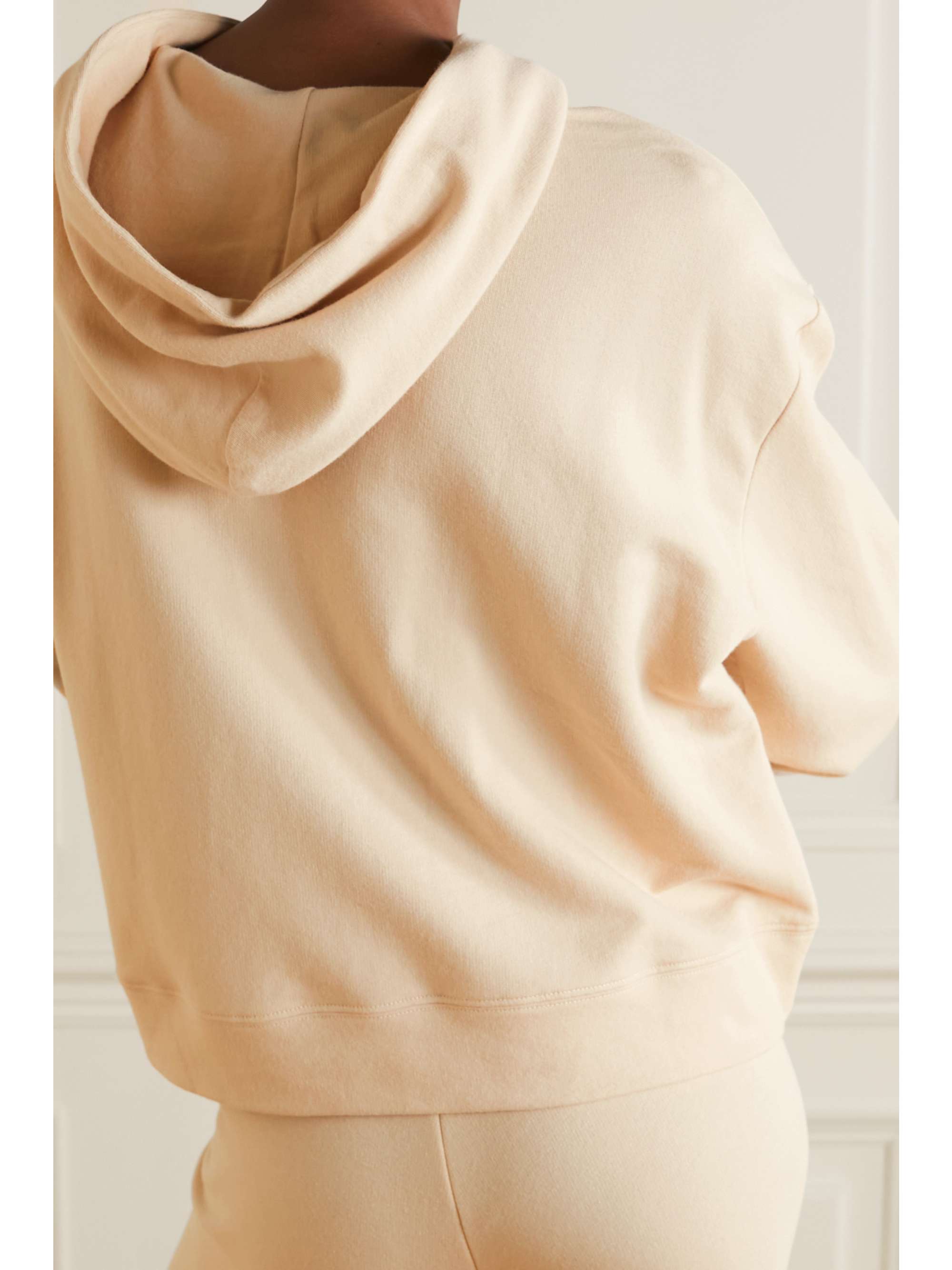SKIN + NET SUSTAIN Elsie stretch organic cotton-jersey hoodie