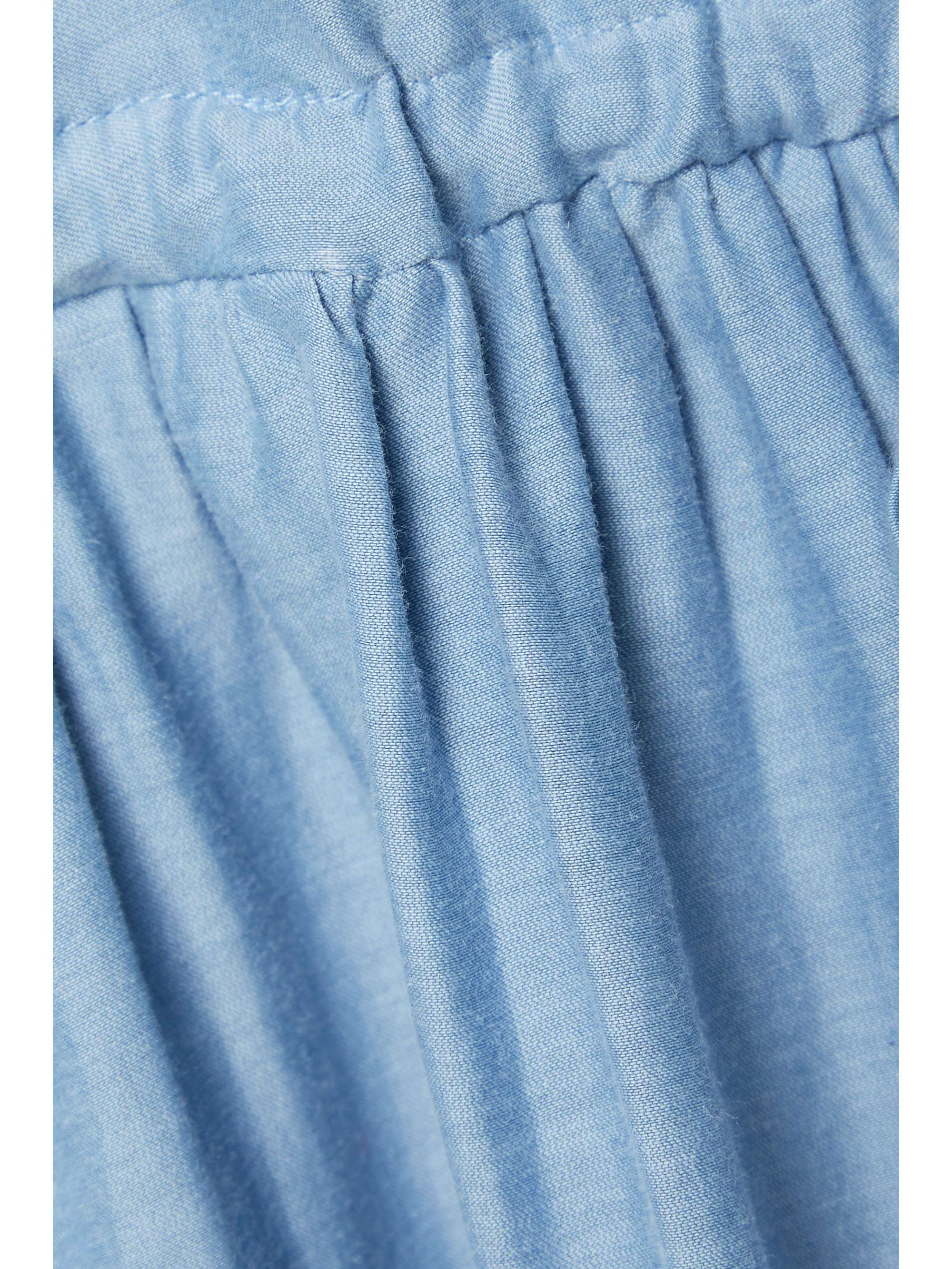 SKIN + NET SUSTAIN Raina organic cotton and silk-blend voile midi dress