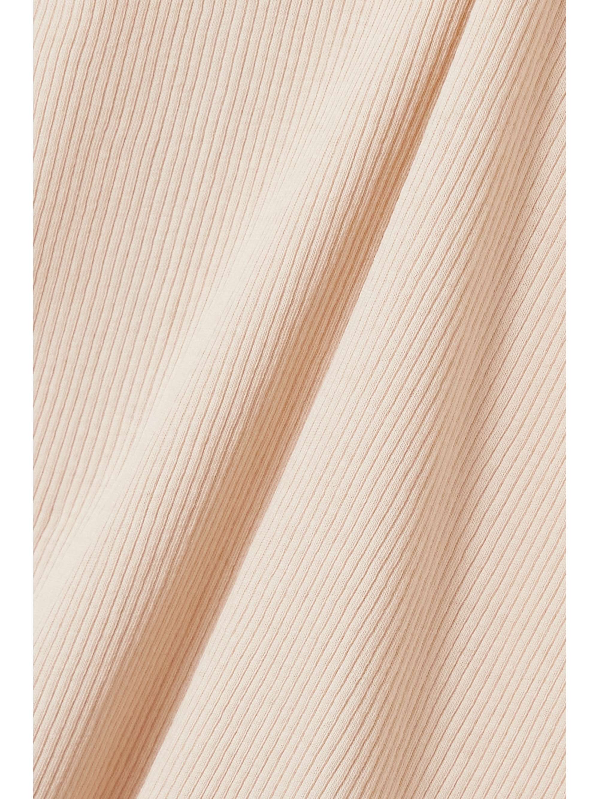SKIN Raisa Raffaela ribbed Pima cotton-jersey tank and shorts set